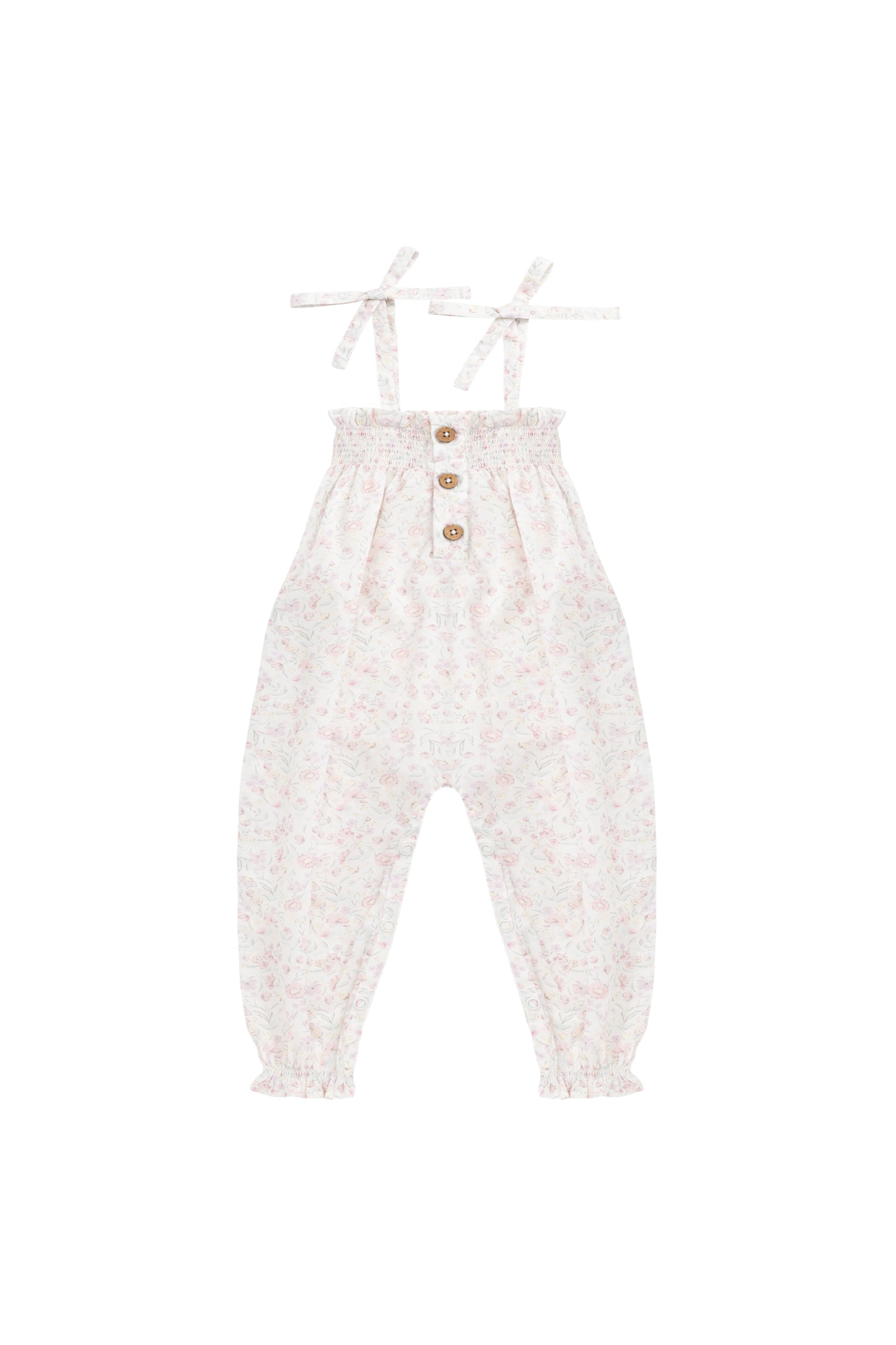 Organic Cotton Mirabel Jumpsuit - Grace Floral