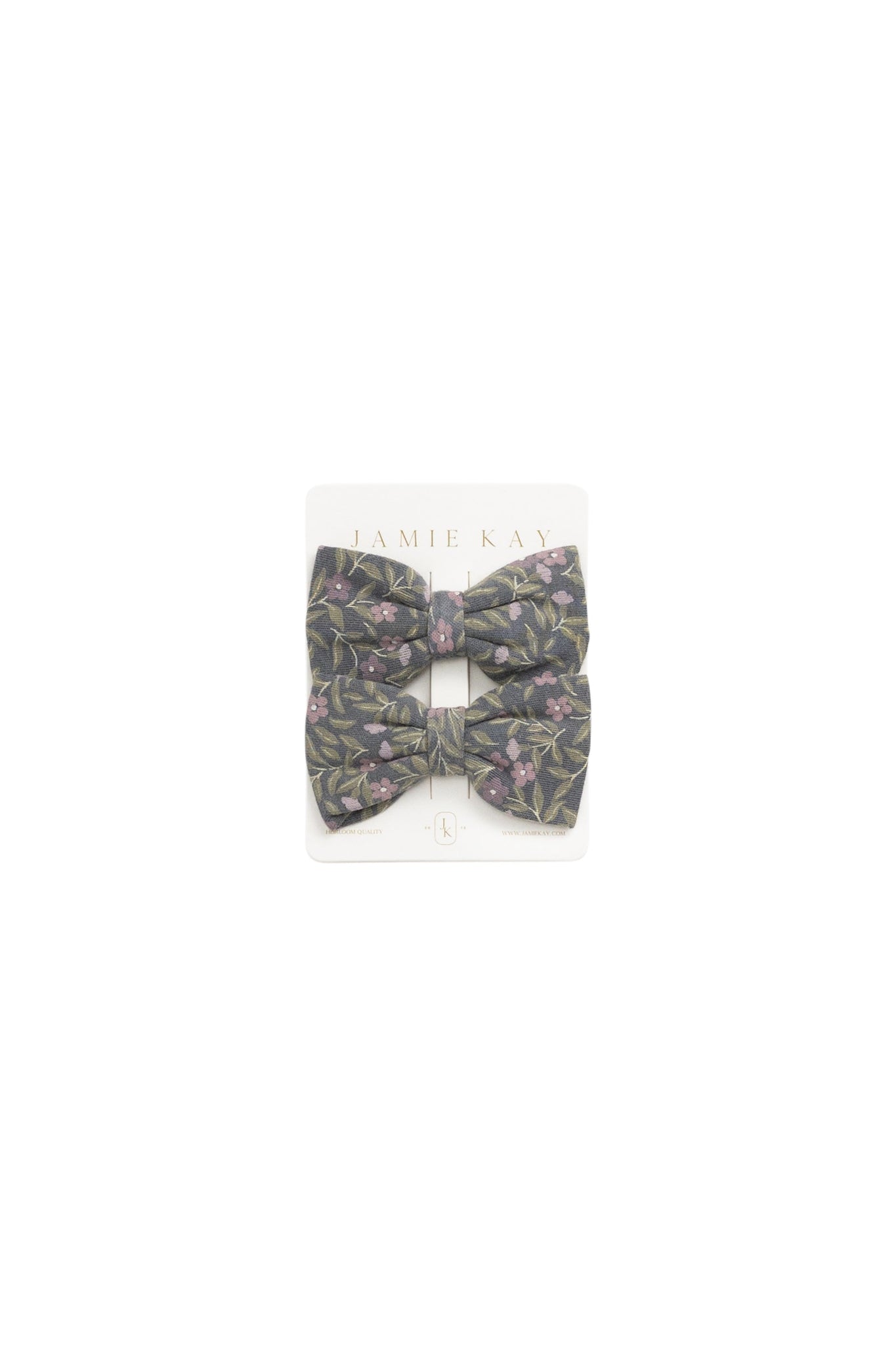 Organic Cotton Noelle 2pk Bow - Phoebe Lava
