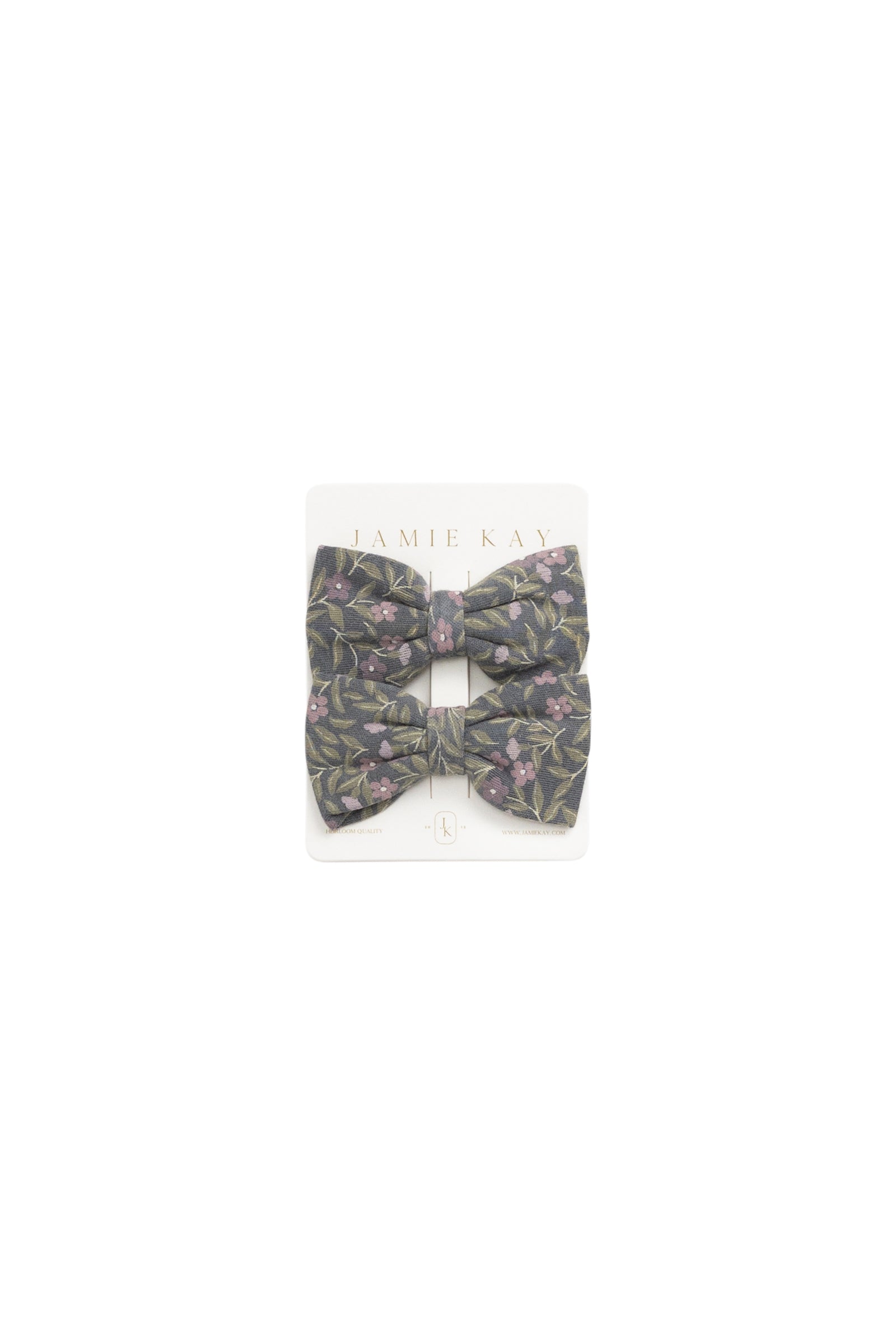 Organic Cotton Noelle 2pk Bow - Phoebe Lava