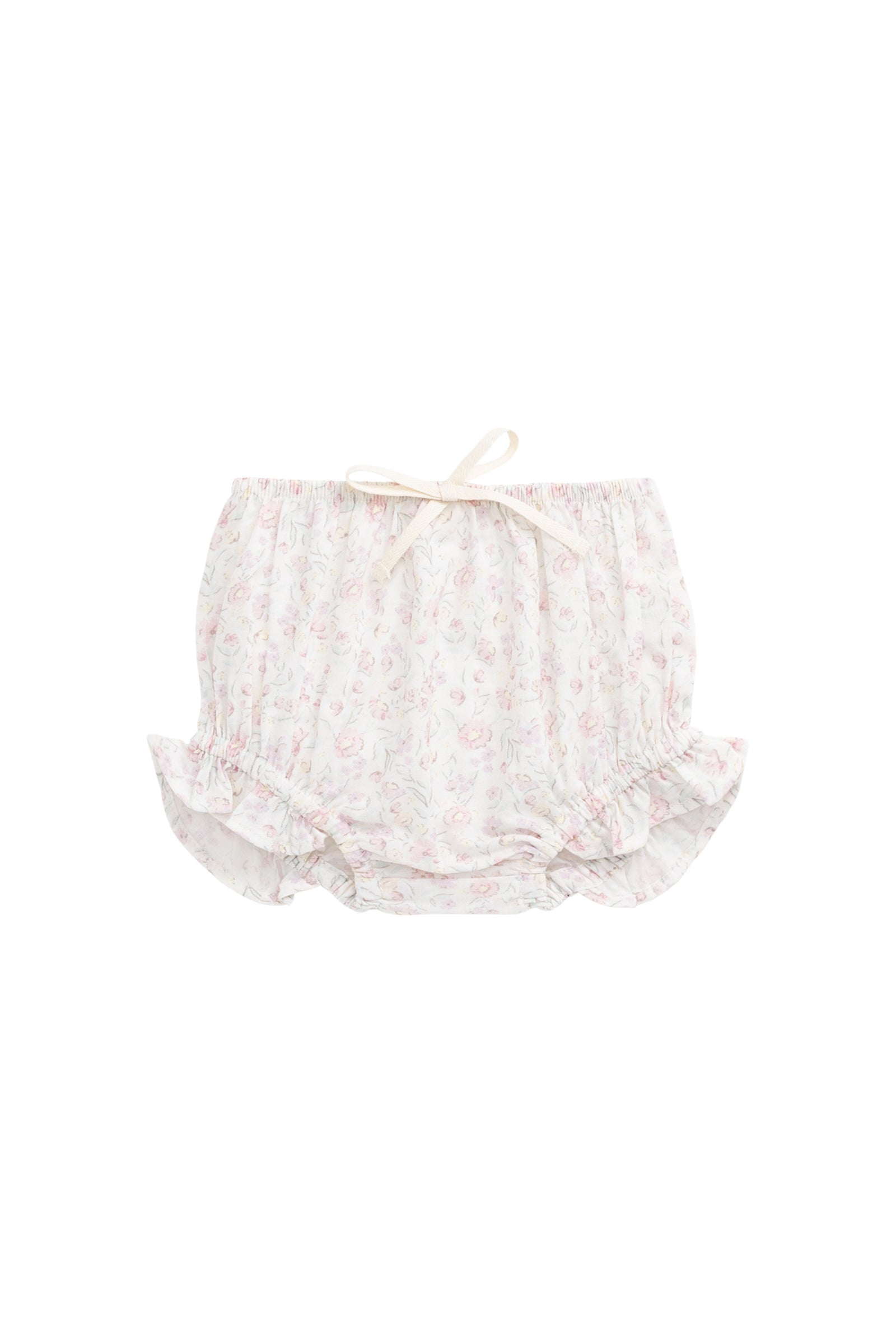 Organic Cotton Voile Frill Bloomer - Grace Floral