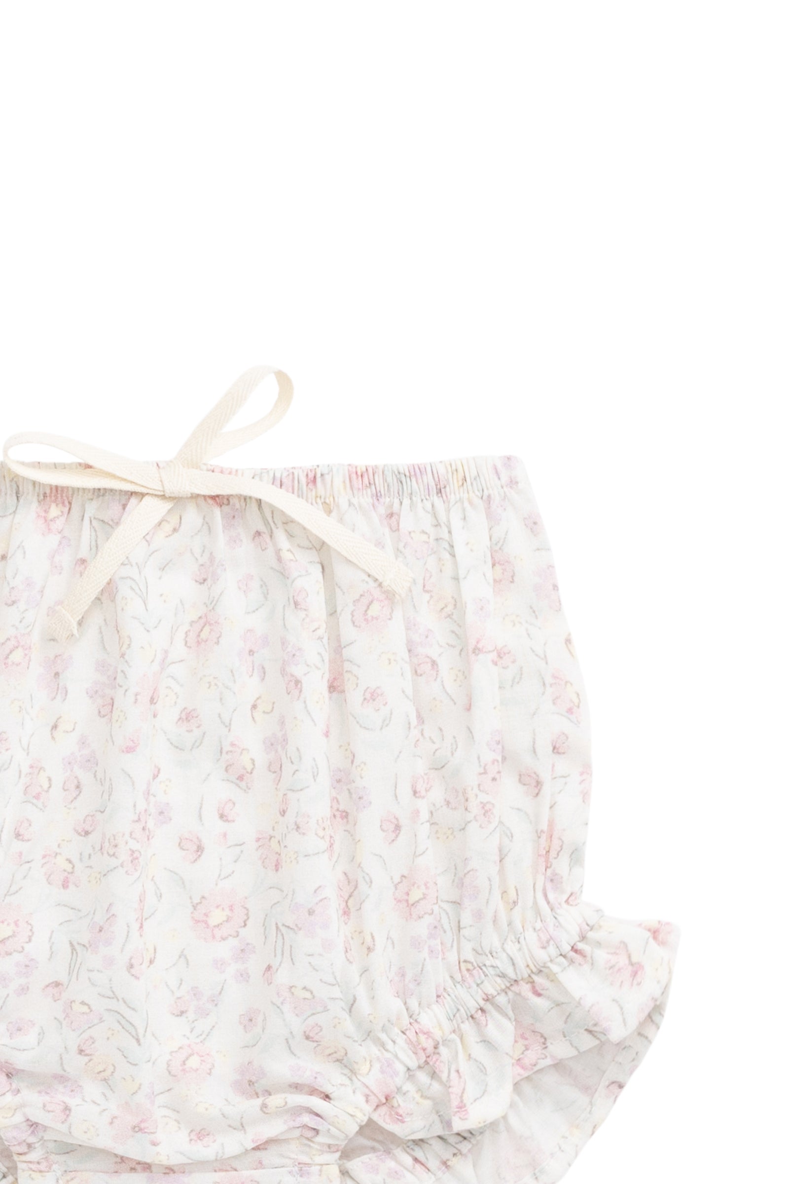 Organic Cotton Voile Frill Bloomer - Grace Floral