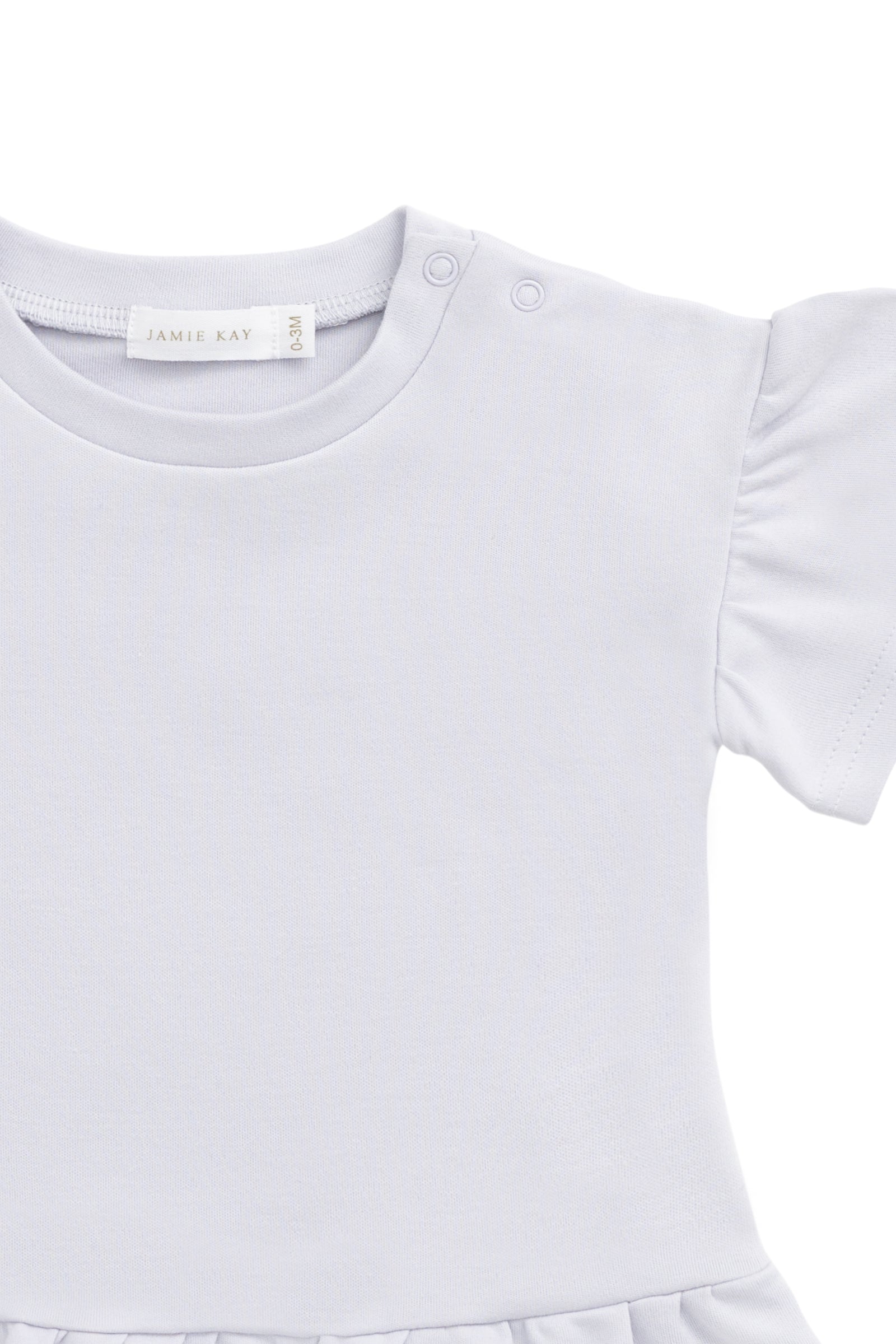 Pima Cotton Courtney Ruffle Top - Tulle