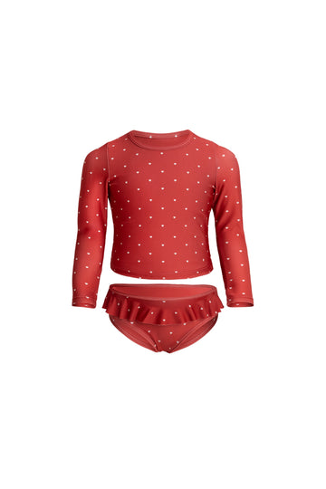 Brielle Swim Set - Mon Amour Red