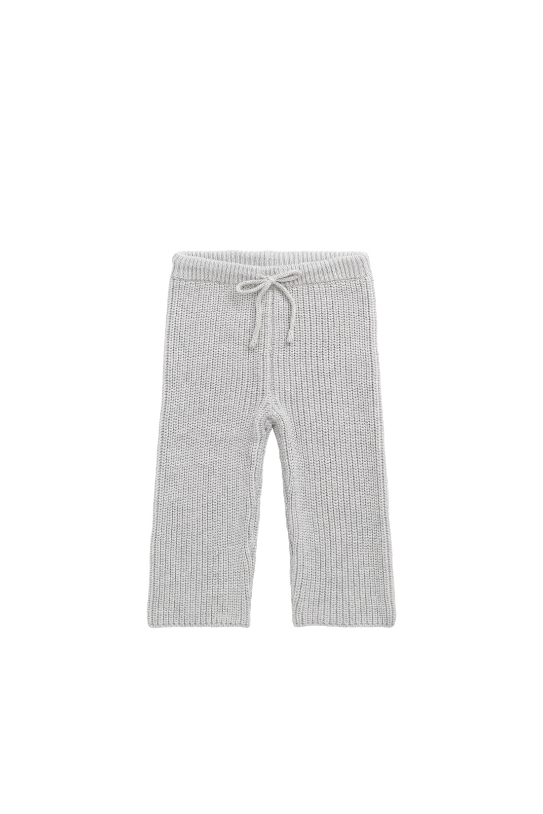 OG Morgan Knit Pant - Light Grey Marle