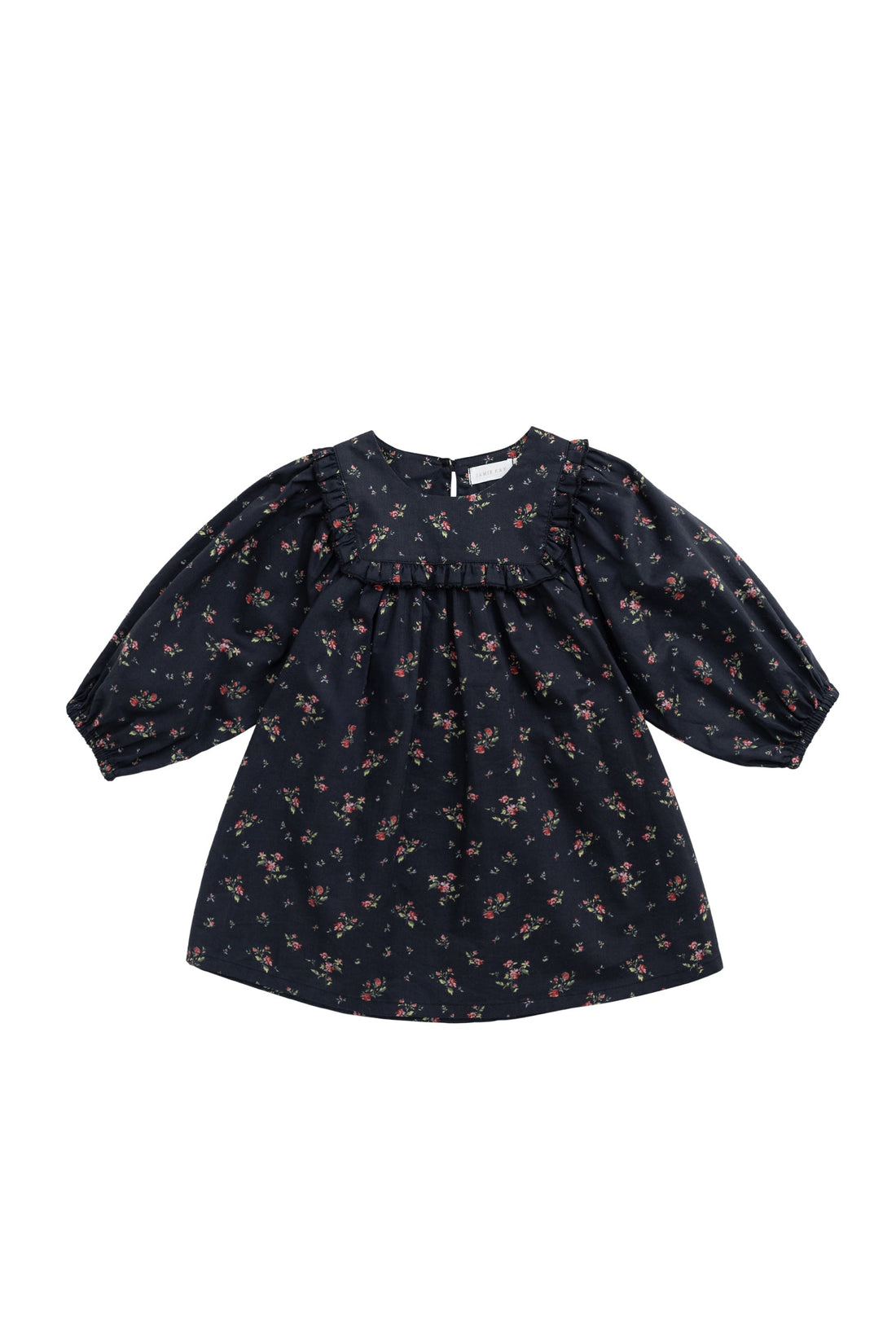 Organic Cotton Amira Dress - Bianca Noir