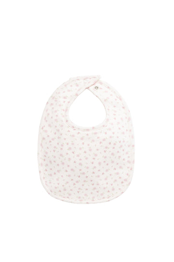 Organic Cotton Bib - Victoria Blush