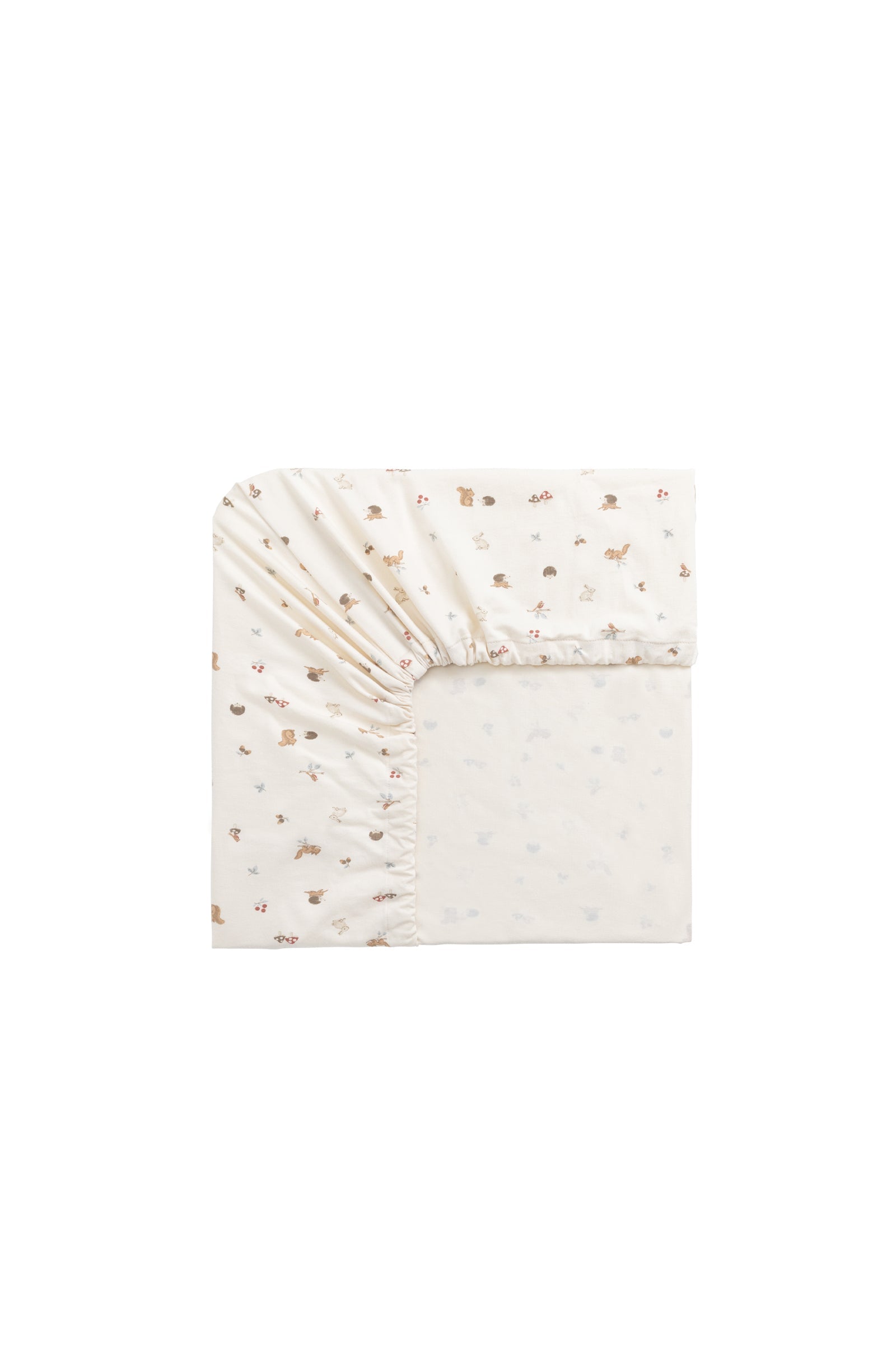 Organic Cotton Cot Sheet - Forest Gathering
