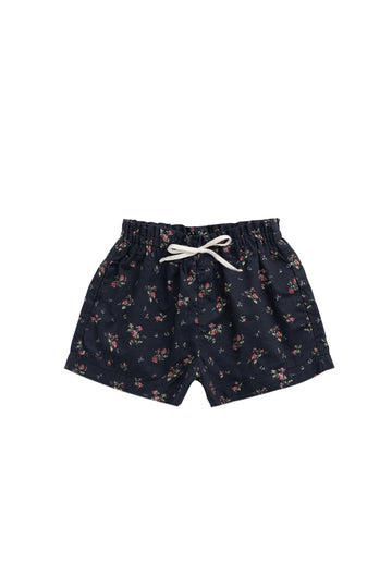 Organic Cotton Emelia Short - Bianca Noir