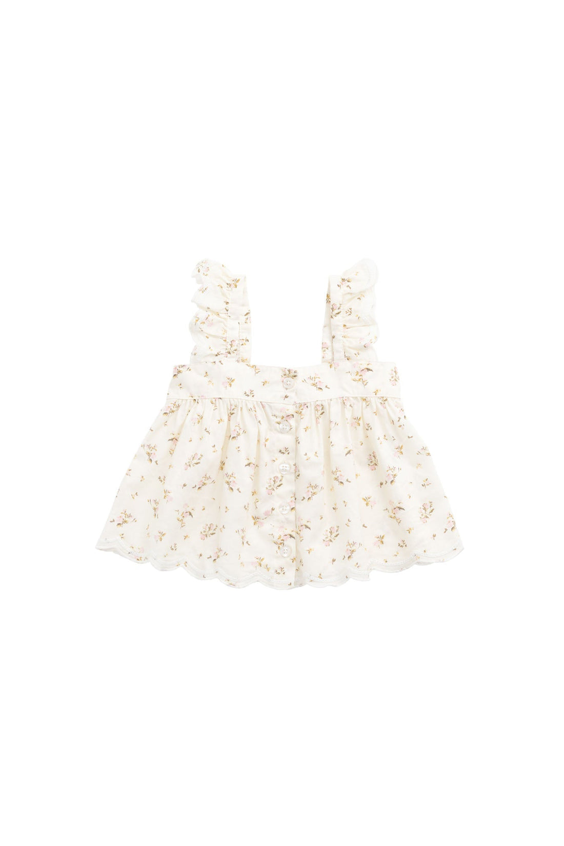 Organic Cotton Haylen Top - Bianca Antique