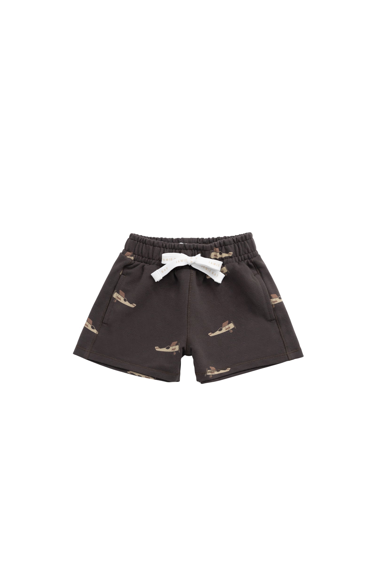 Organic Cotton Jalen Short - Pilot Planes Bistre