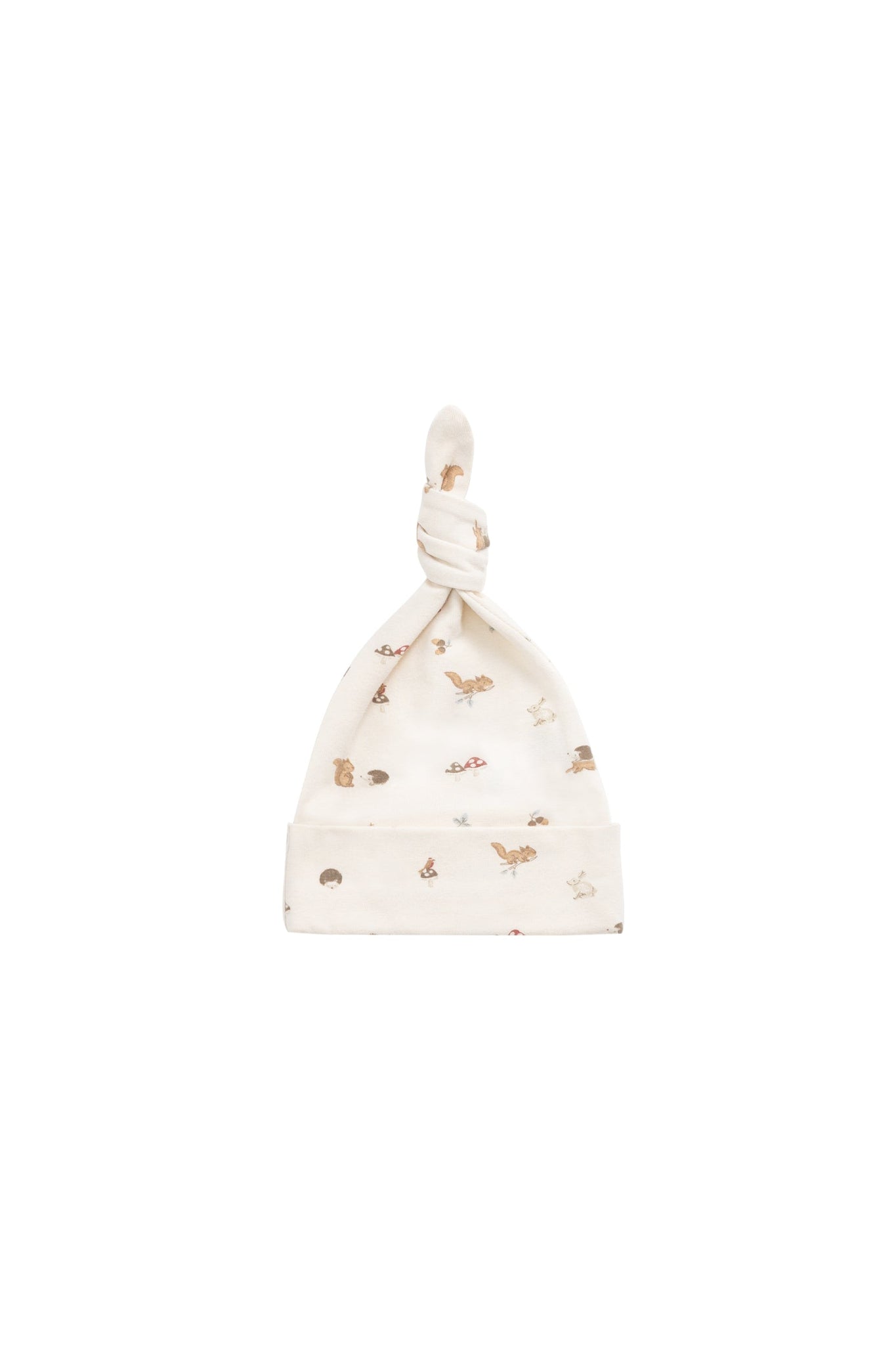 Organic Cotton Knot Beanie - Forest Gathering