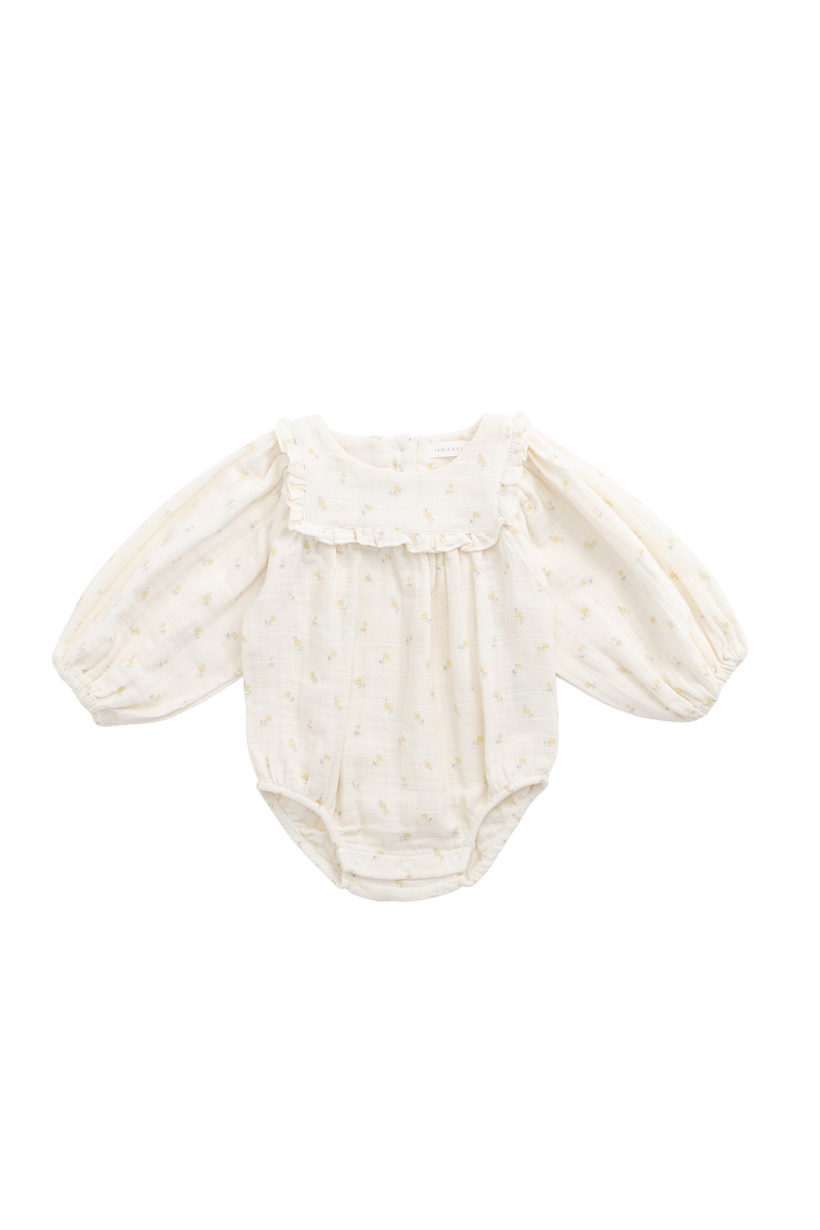 Organic Cotton Muslin Frances Playsuit - Vintage Ditsy