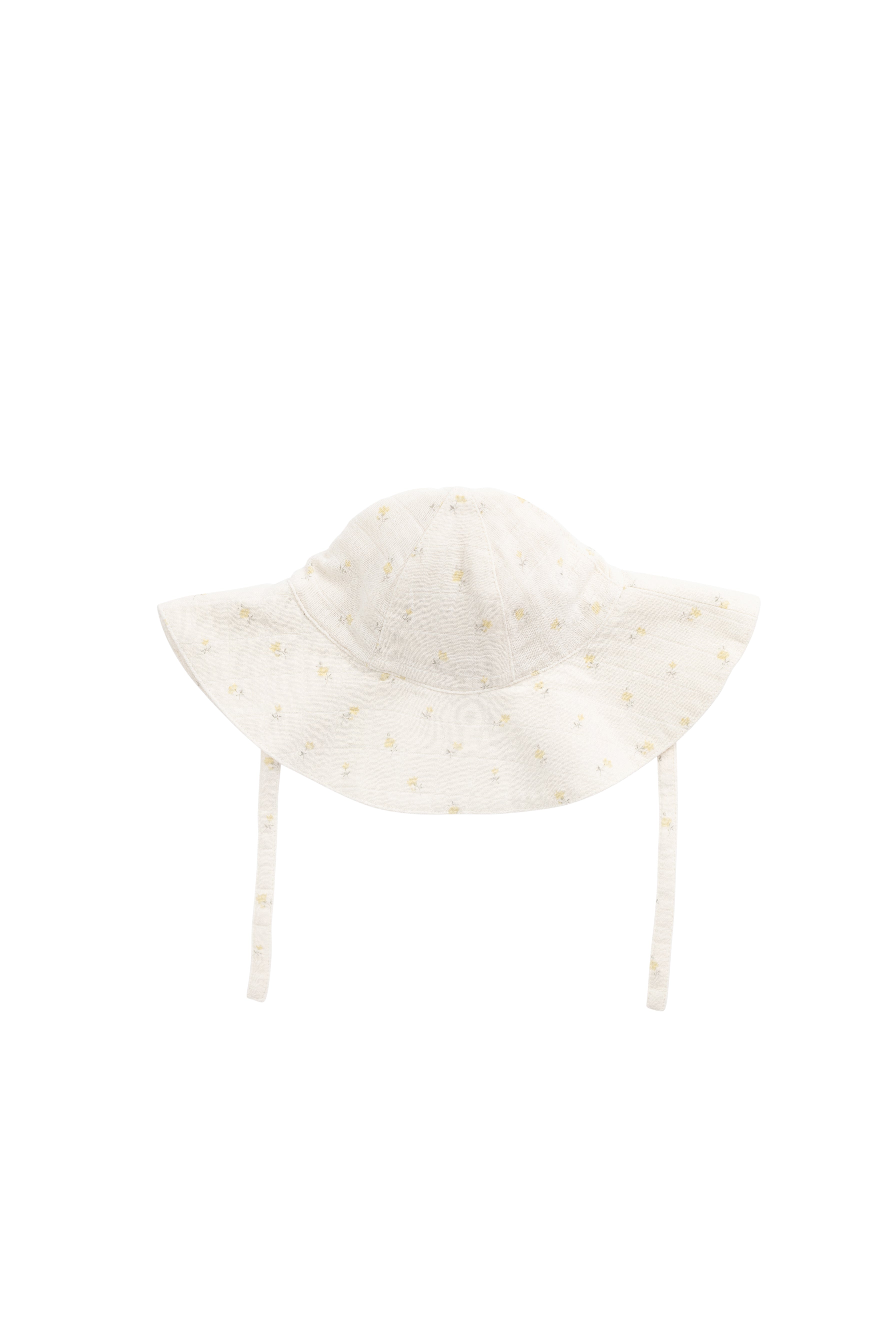 Organic Cotton Muslin Noelle Hat - Vintage Ditsy