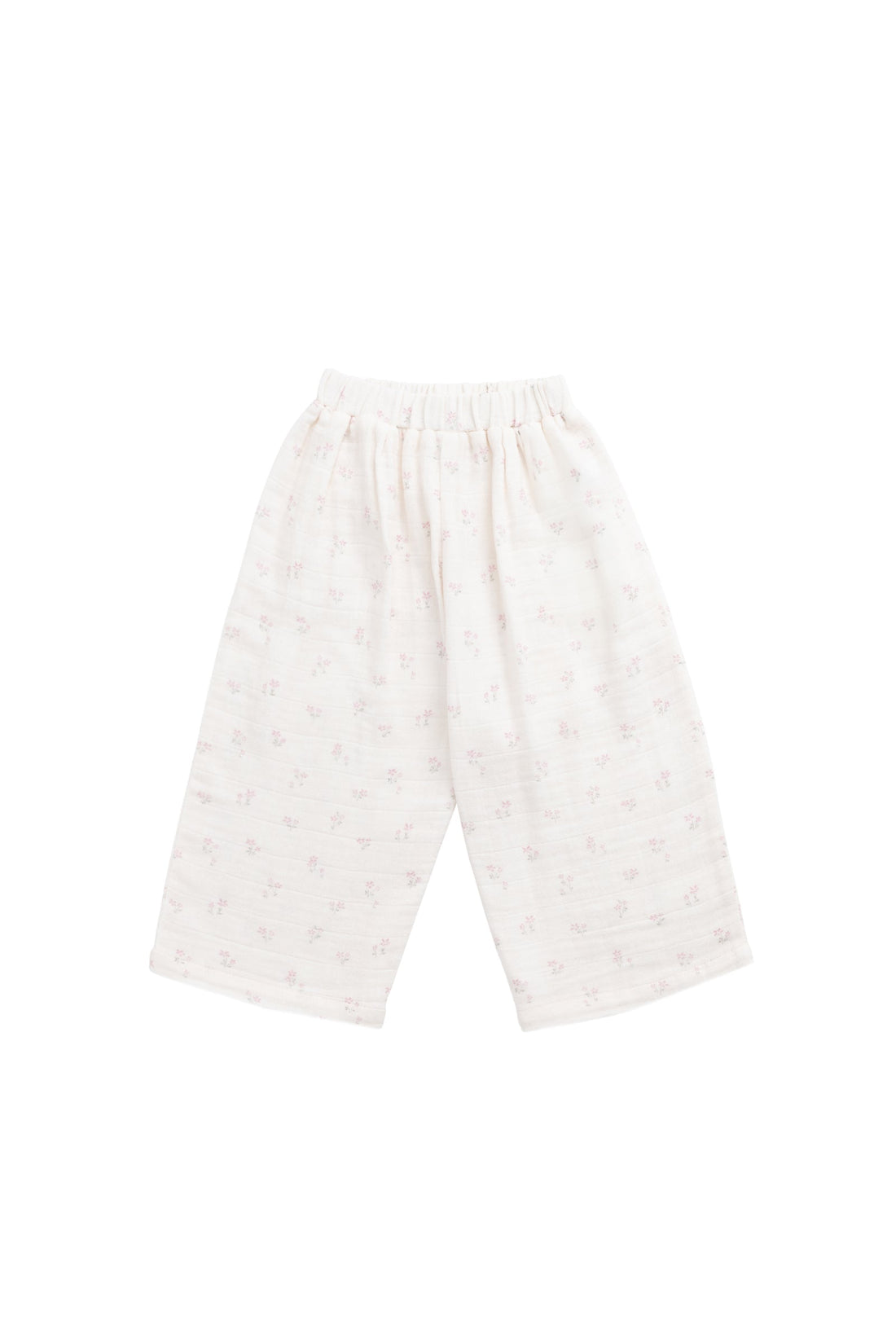 Organic Cotton Muslin Odette Pant - Pauline Pink