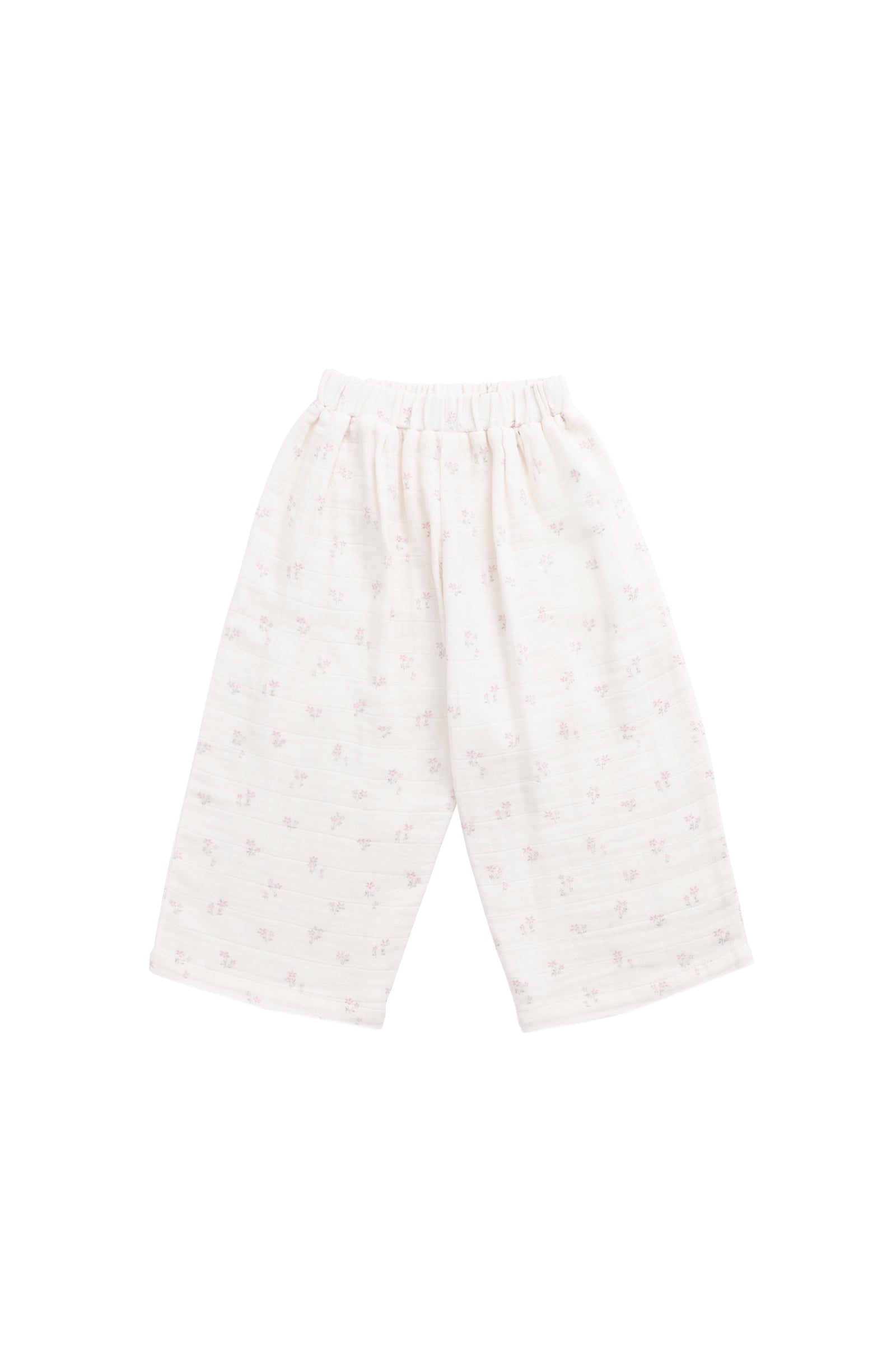 Organic Cotton Muslin Odette Pant - Pauline Pink