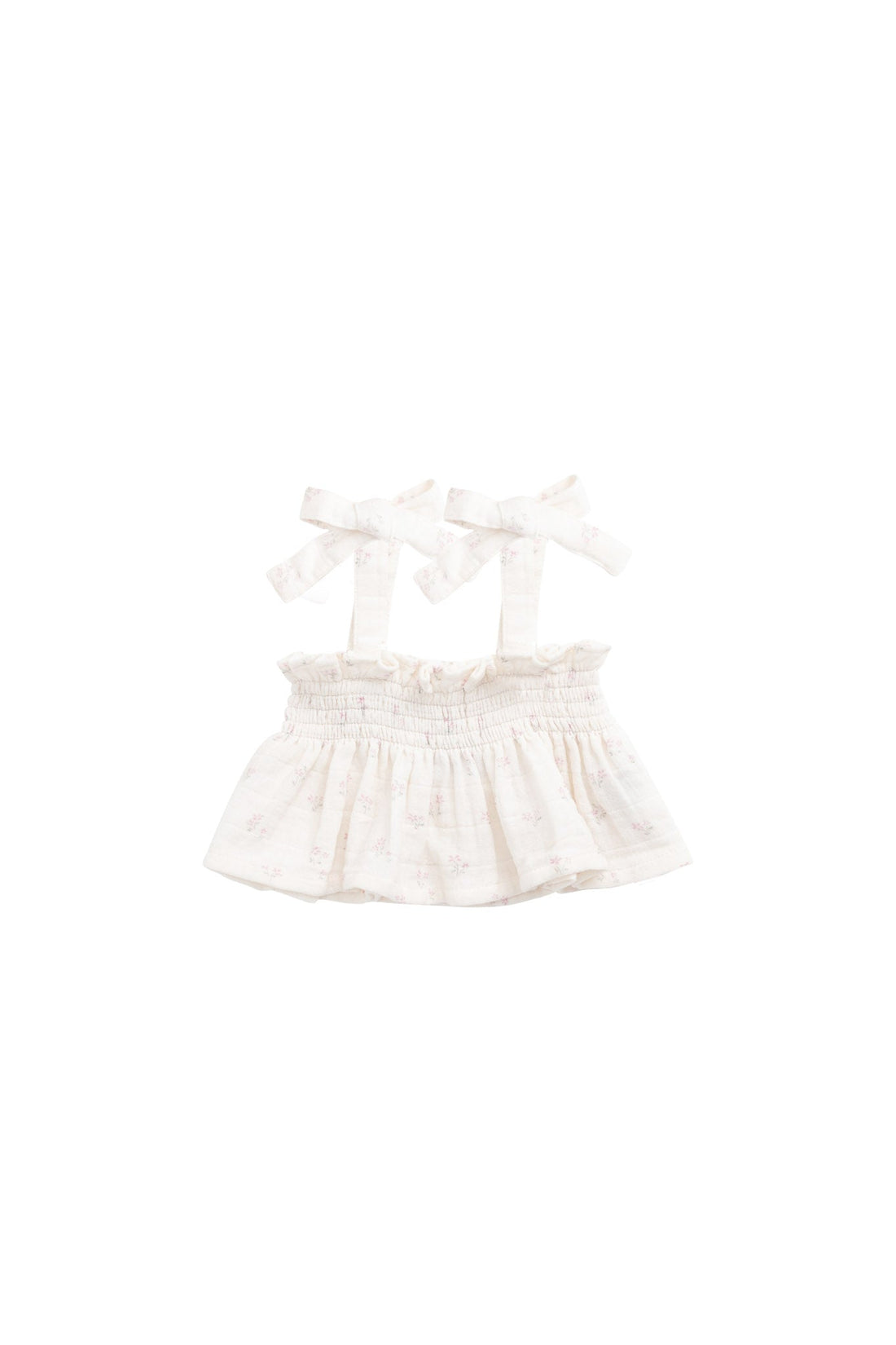 Organic Cotton Muslin Odette Top - Pauline Pink