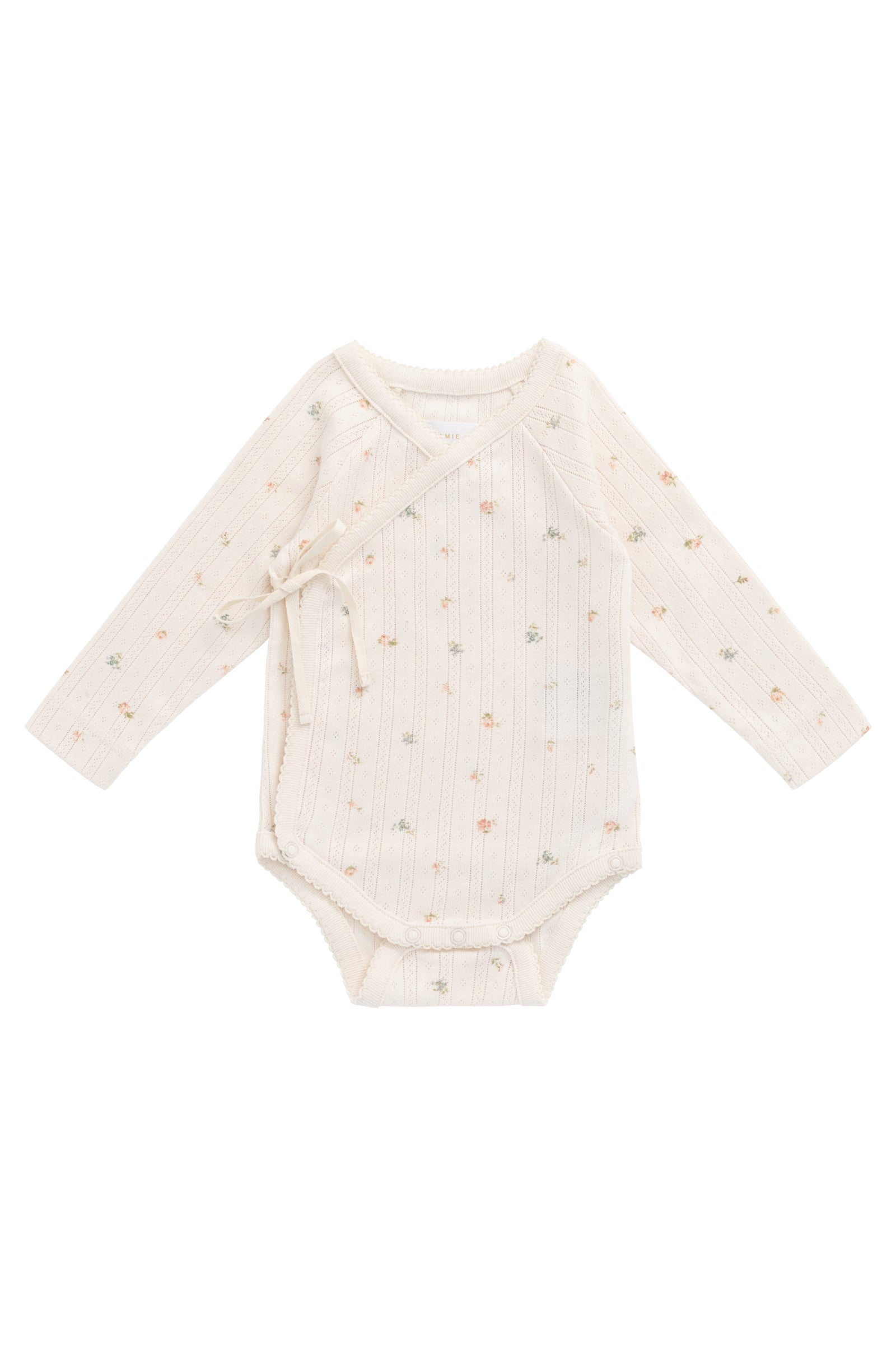 Organic Cotton Pointelle Marina Bodysuit - Sweet Magnolia Simple