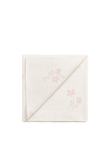 Pauline Jacquard Blanket - Lotus