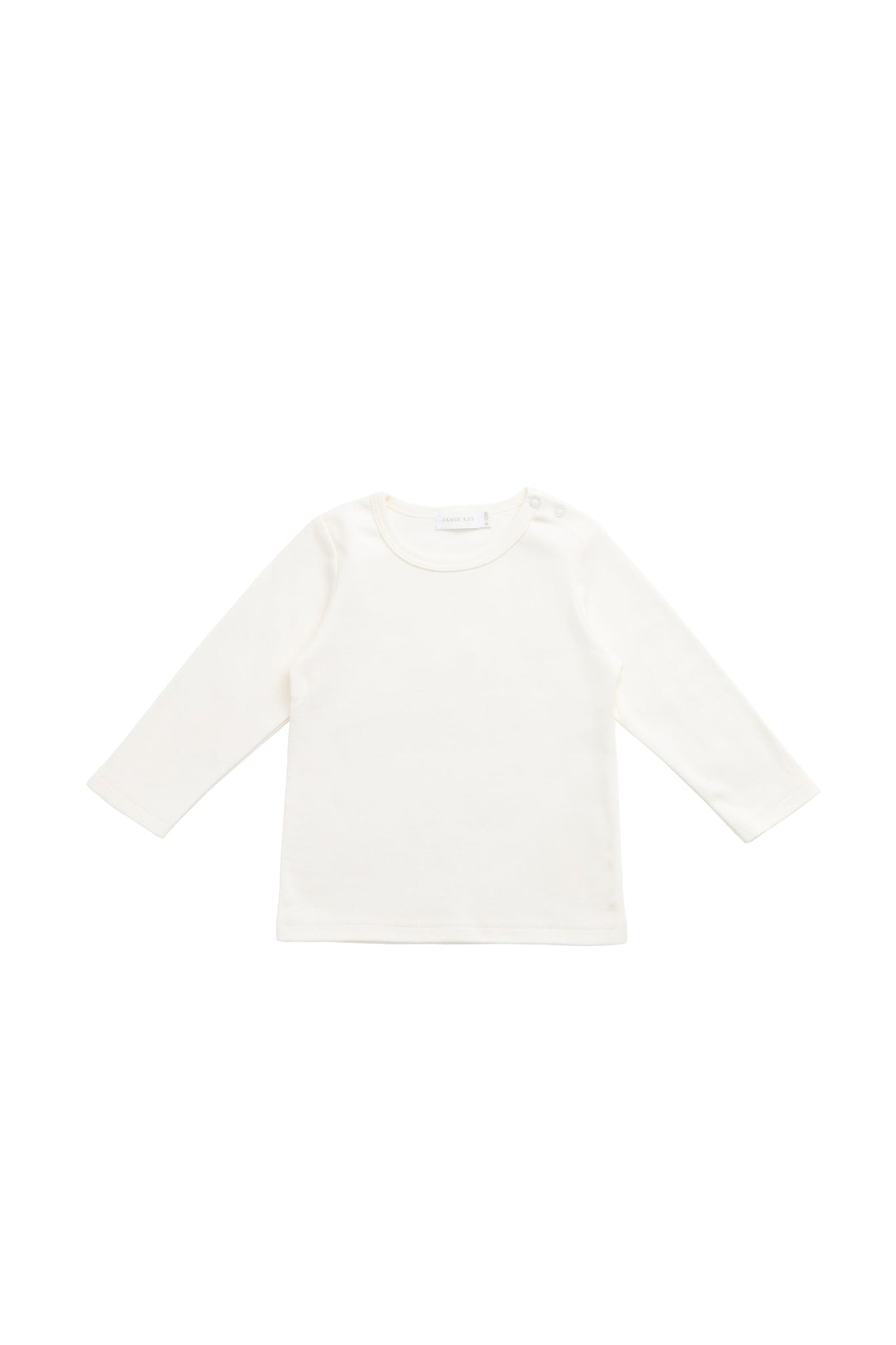 Pima Cotton Vinny Long Sleeve Top - Cloud