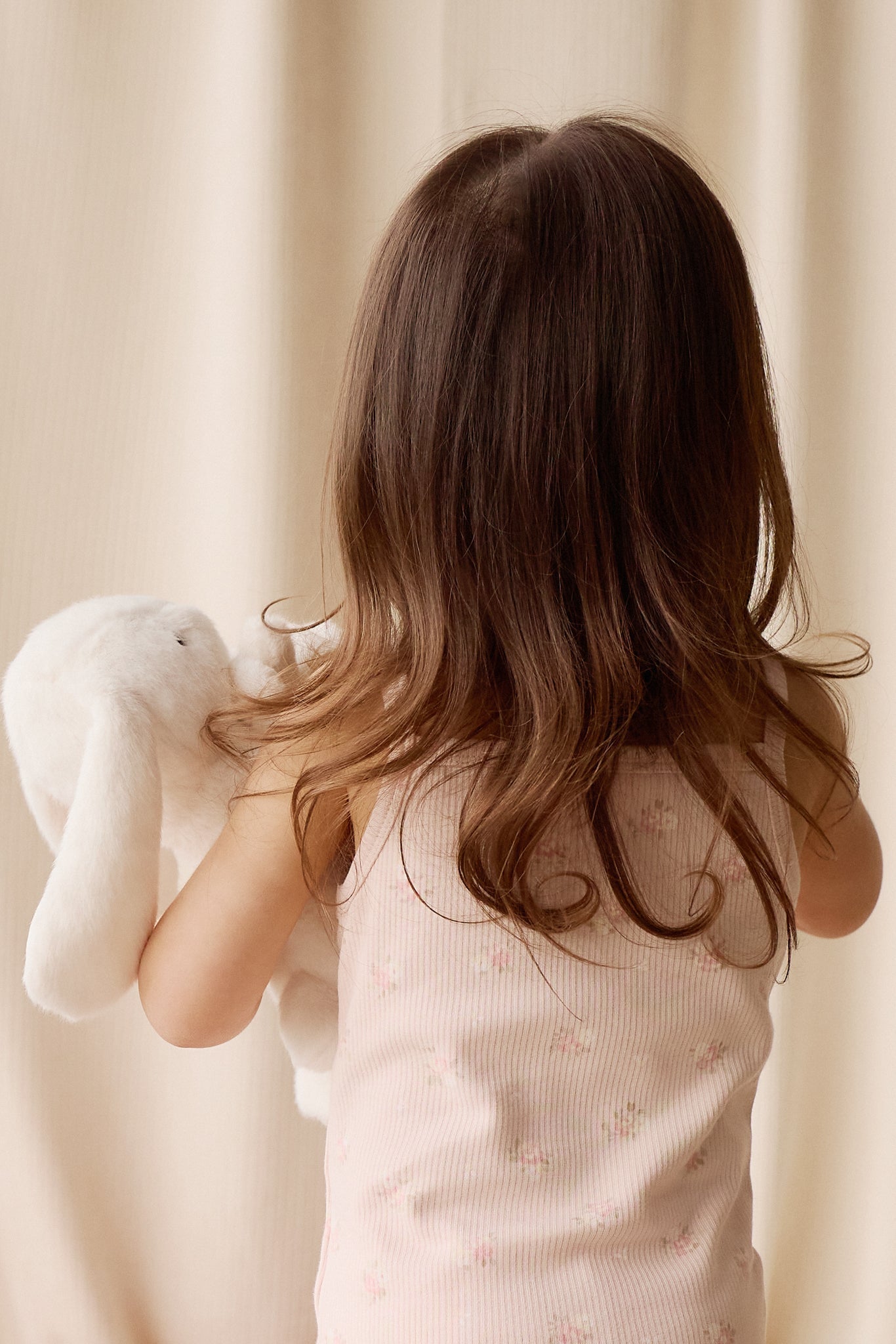 Organic Cotton Fine Rib Ari Singlet Pyjama Set - Simone Morganite