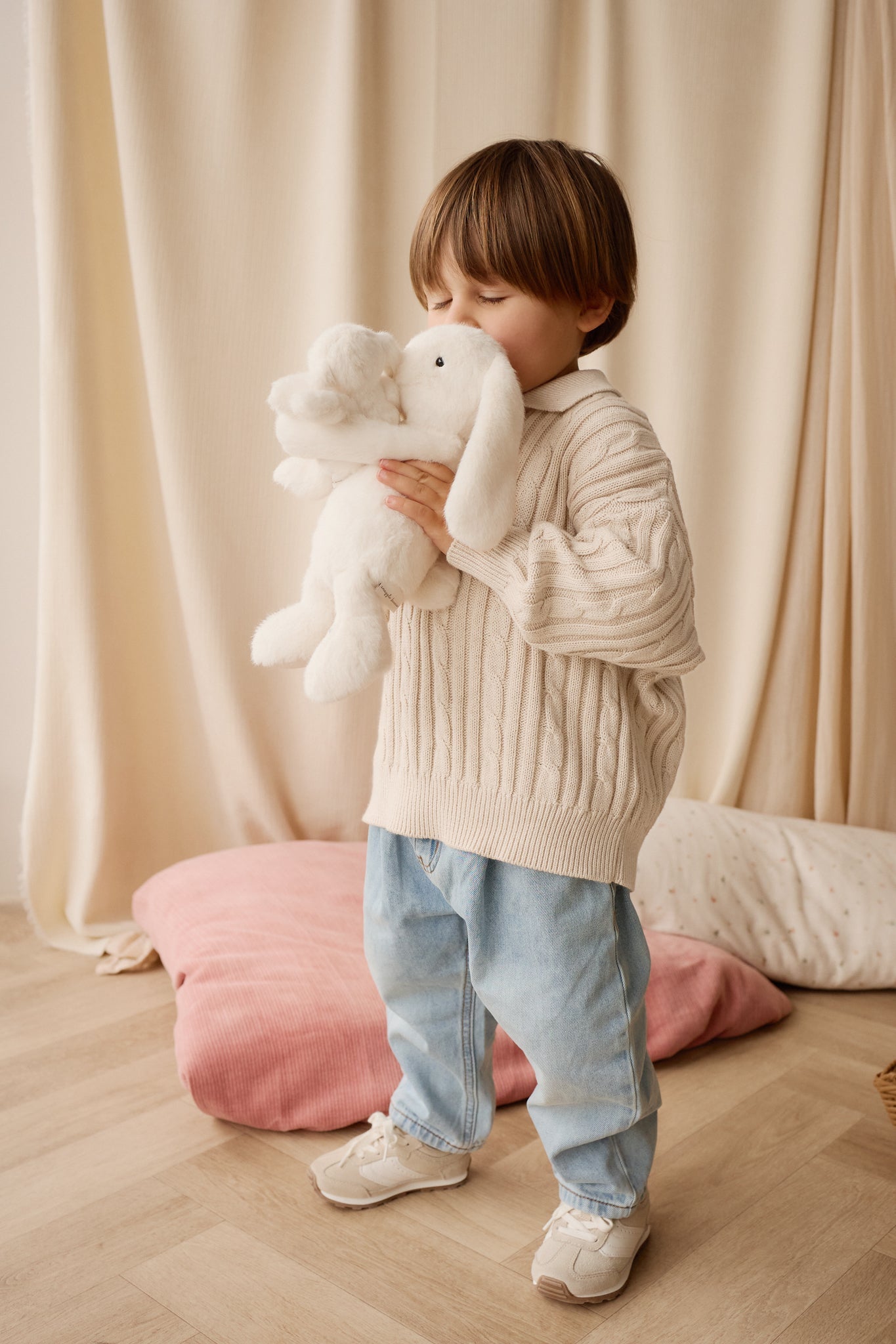 Wade Knitted Jumper - Cloud