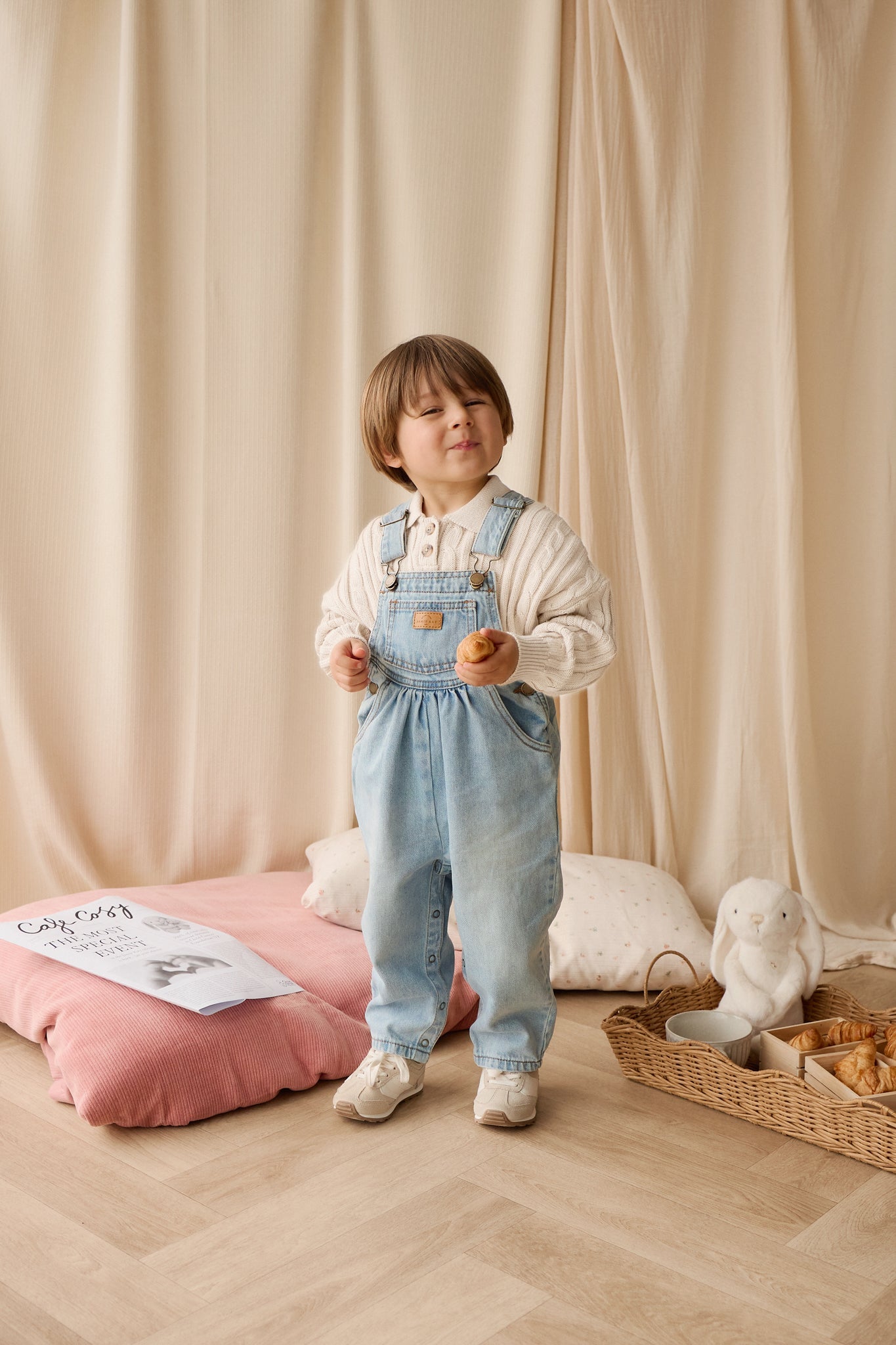 Wade Knitted Jumper - Cloud