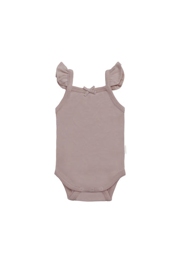 Organic Cotton Bettina Bodysuit - Softest Mauve