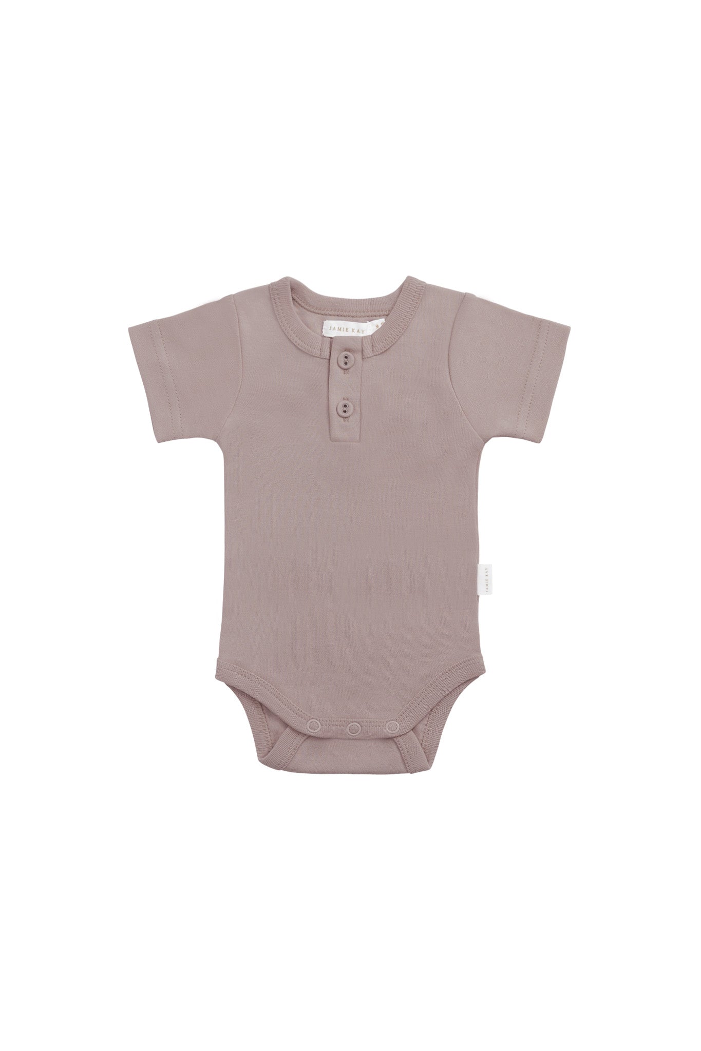 Organic Cotton Darcy Tee Bodysuit - Softest Mauve