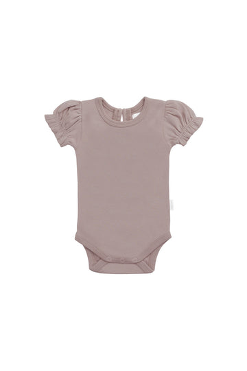 Organic Cotton Elly Bodysuit - Softest Mauve