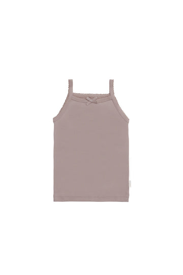 Organic Cotton Singlet - Softest Mauve