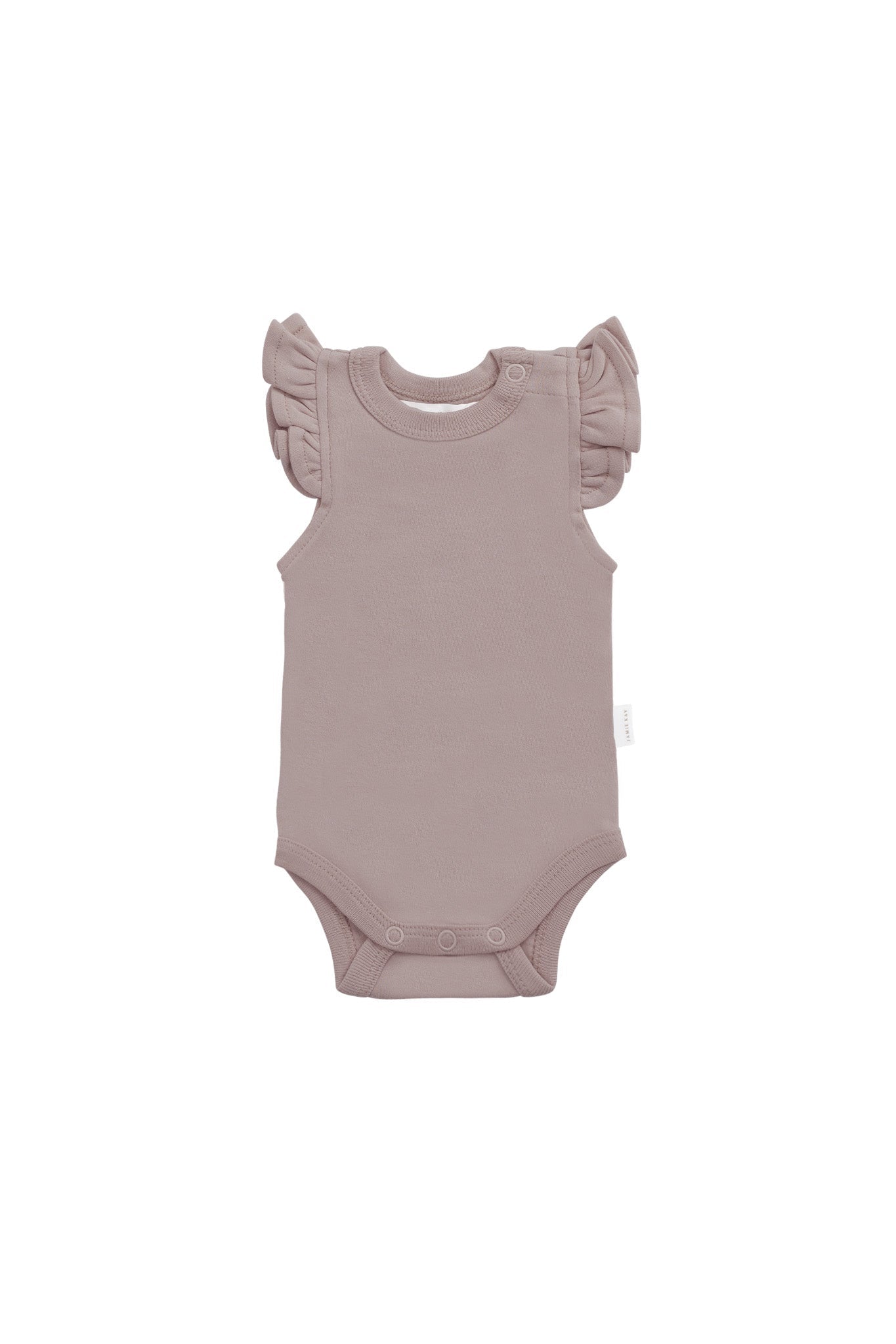 Organic Cotton Maddie Bodysuit - Softest Mauve
