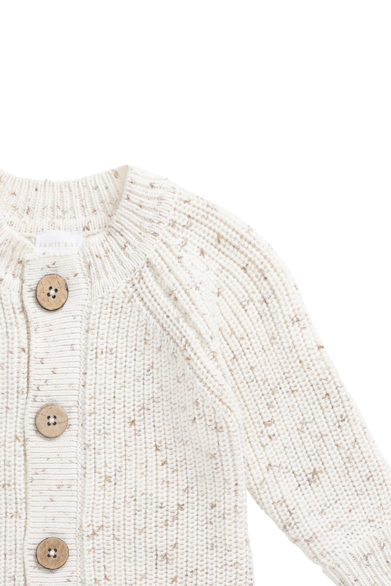 Alfie Knitted Onepiece - Oatmeal Hay Fleck