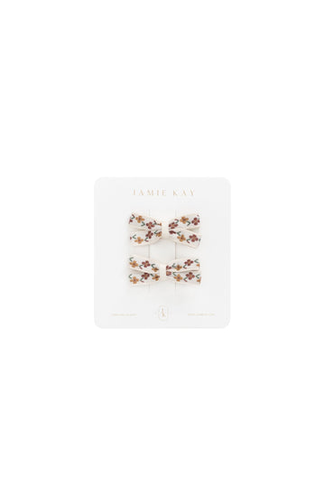 Camille Hair Clip Set - Auburn Golden