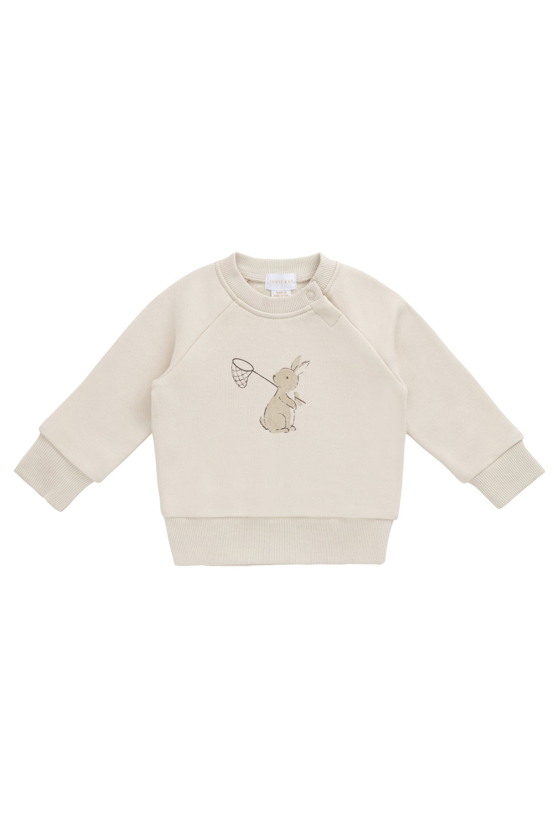 Organic Cotton Flynn Sweatshirt - Oat Lapin Jardin