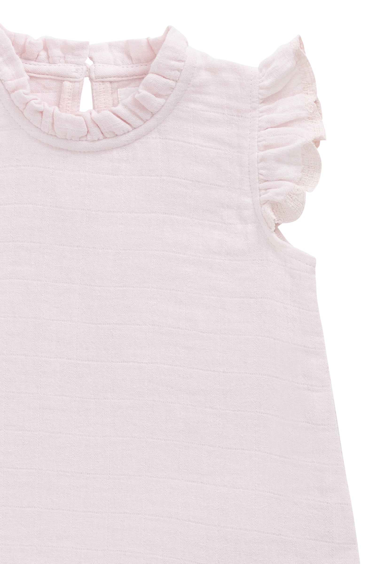 Organic Cotton Muslin Edith Top - Cassia