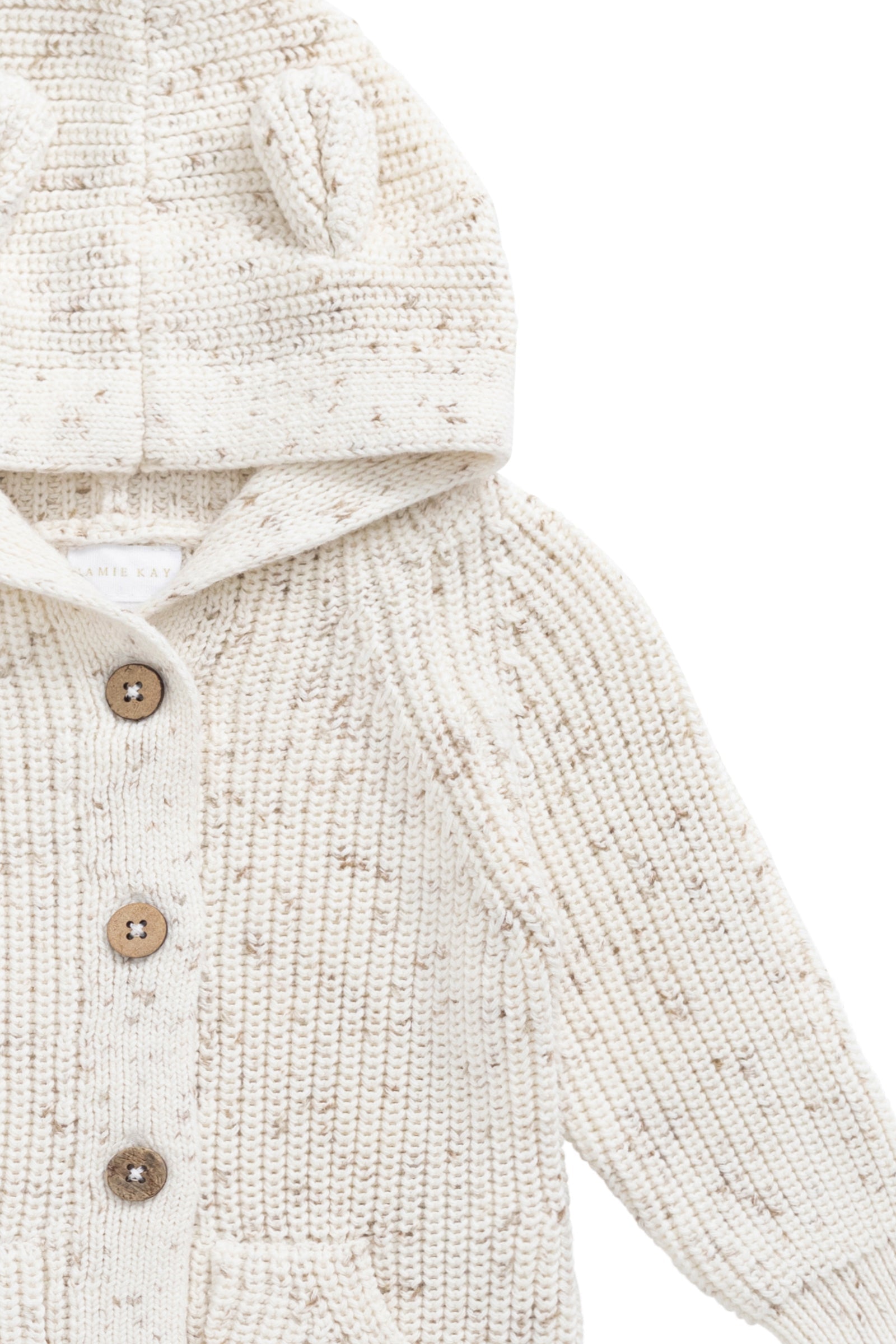 Bear Knit Onepiece - Pistachio Fleck