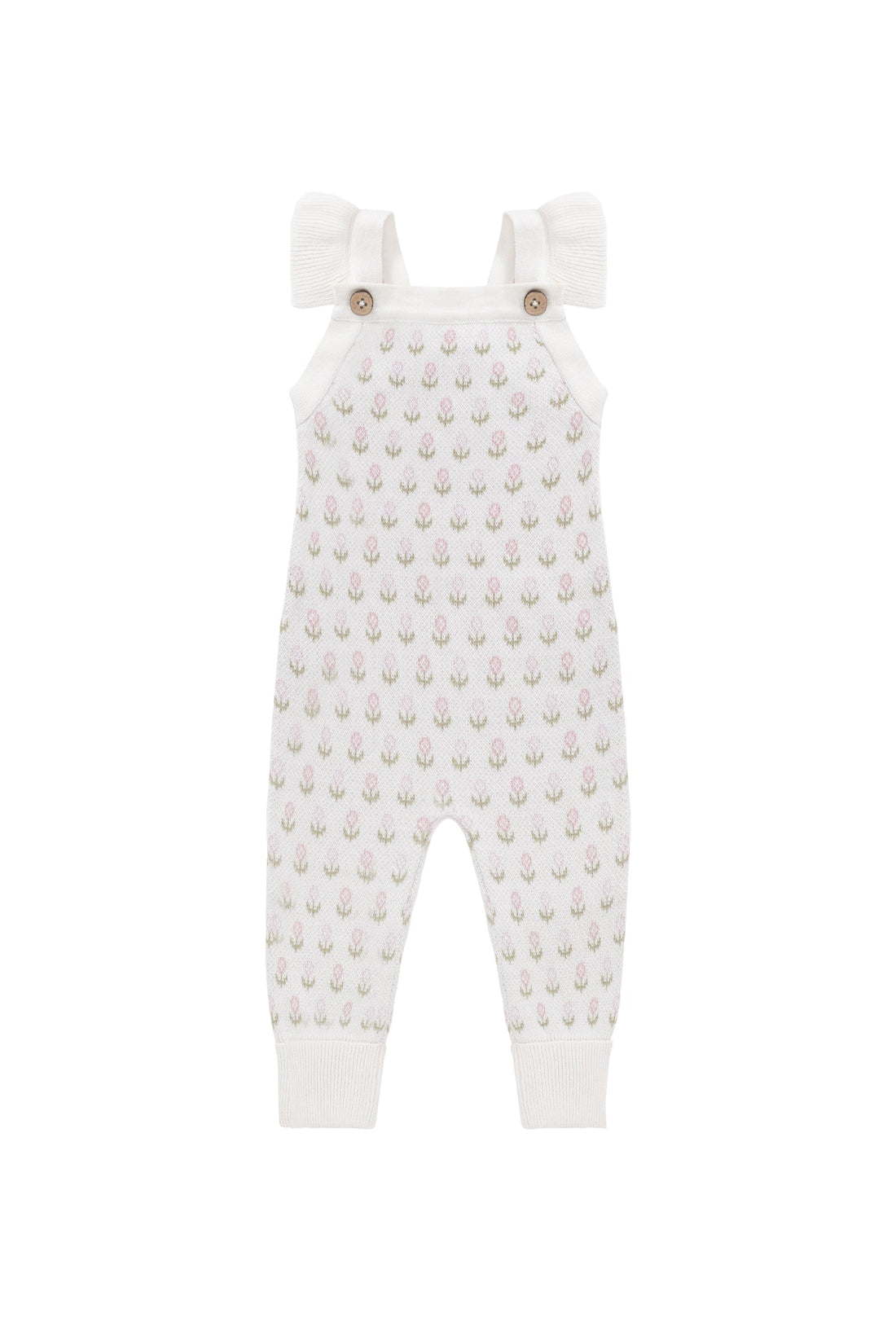 Savannah Onepiece - Olivia Jacquard Slightly Pink