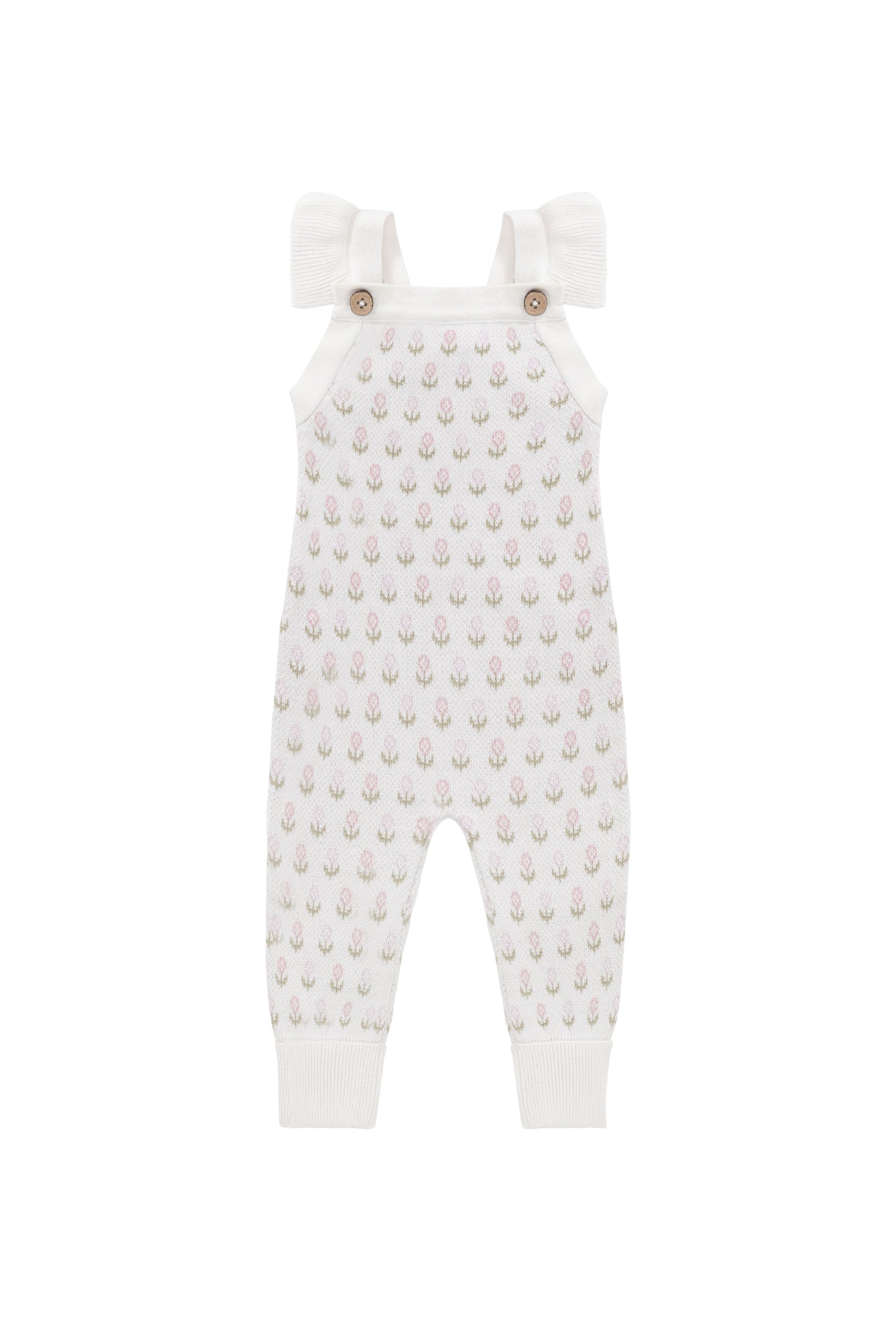 Savannah Onepiece - Olivia Jacquard Slightly Pink