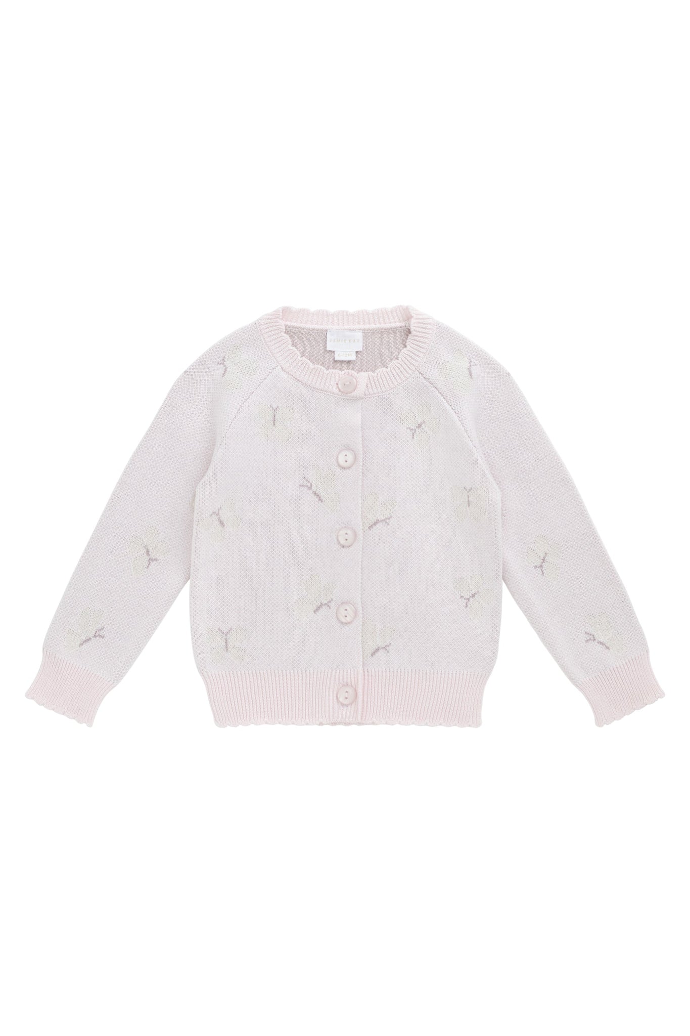 Jamie Cardigan - Jamie's Atrium Jacquard Calcite