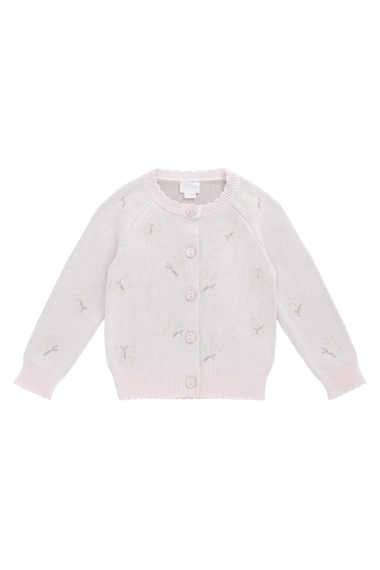 Jamie Cardigan - Jamie's Atrium Jacquard Calcite