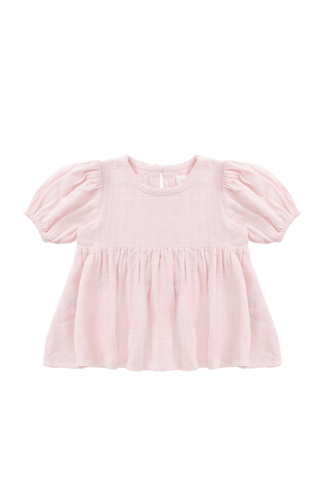 Organic Cotton Muslin Elodie Top - Poppy