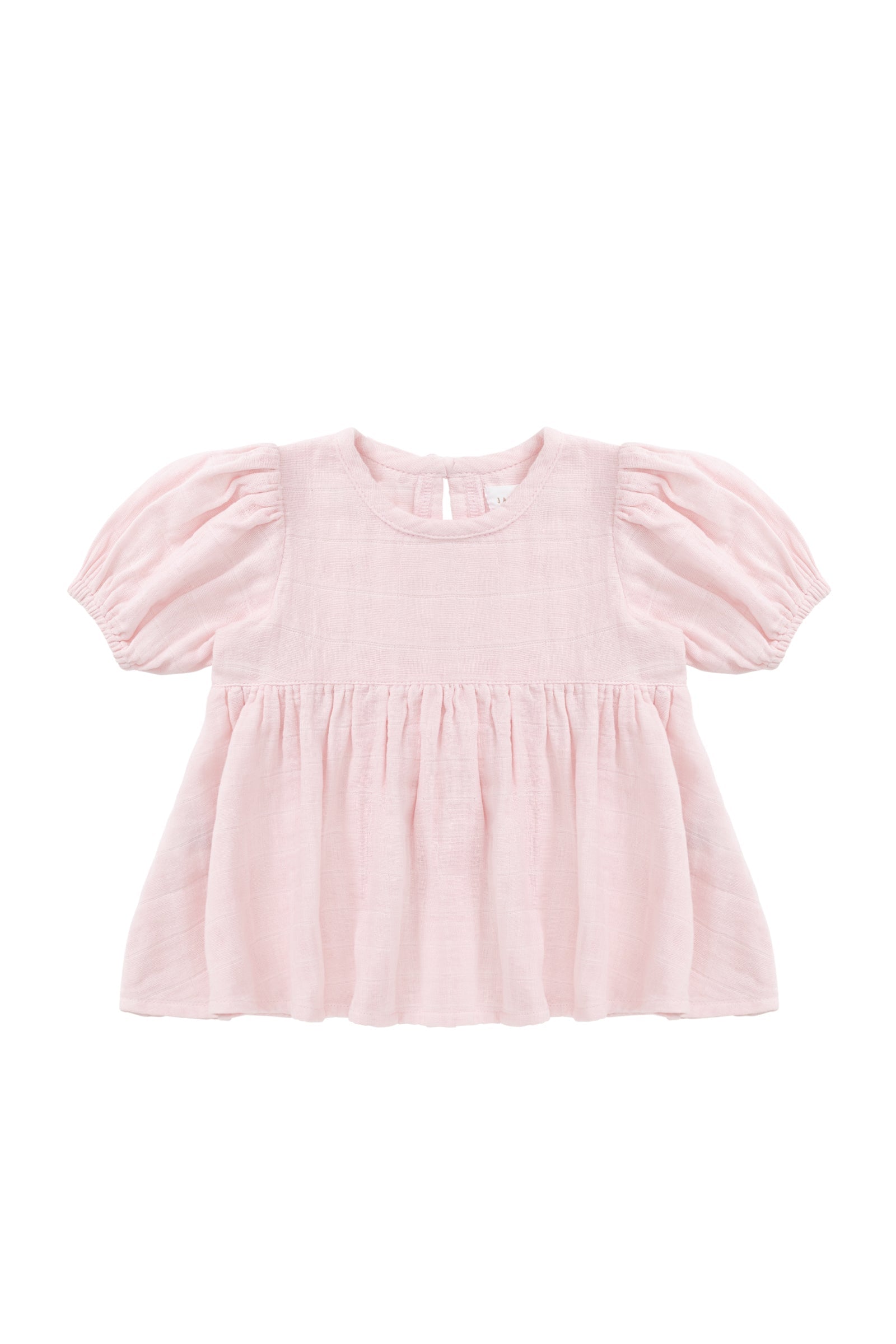 Organic Cotton Muslin Elodie Top - Poppy