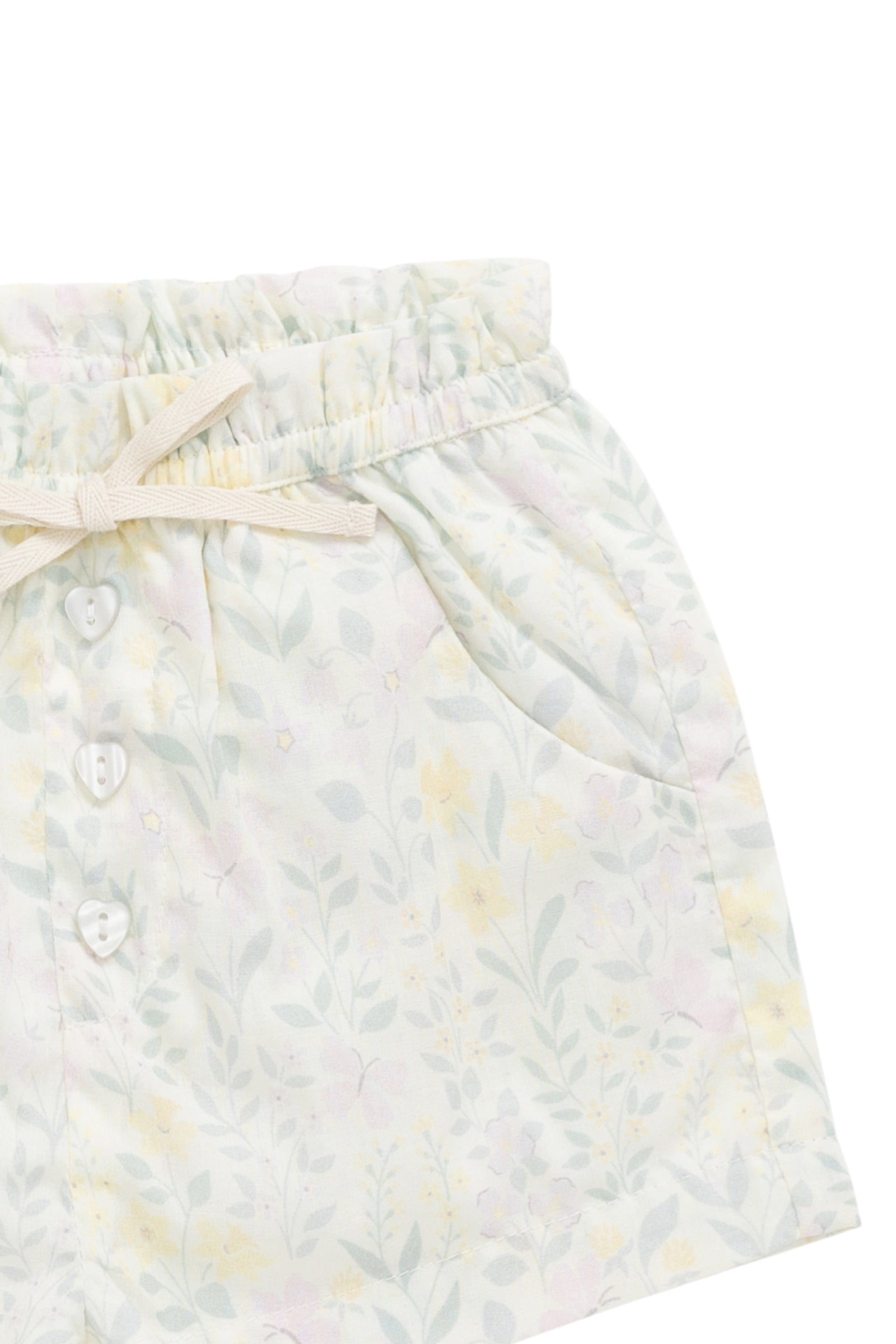 Organic Cotton Neve Short - Daphne Egret