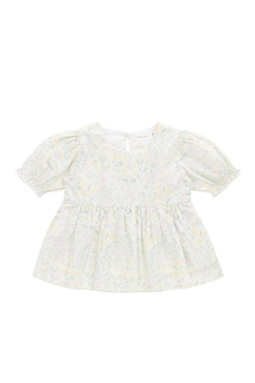 Organic Cotton Samara Top - Daphne Egret