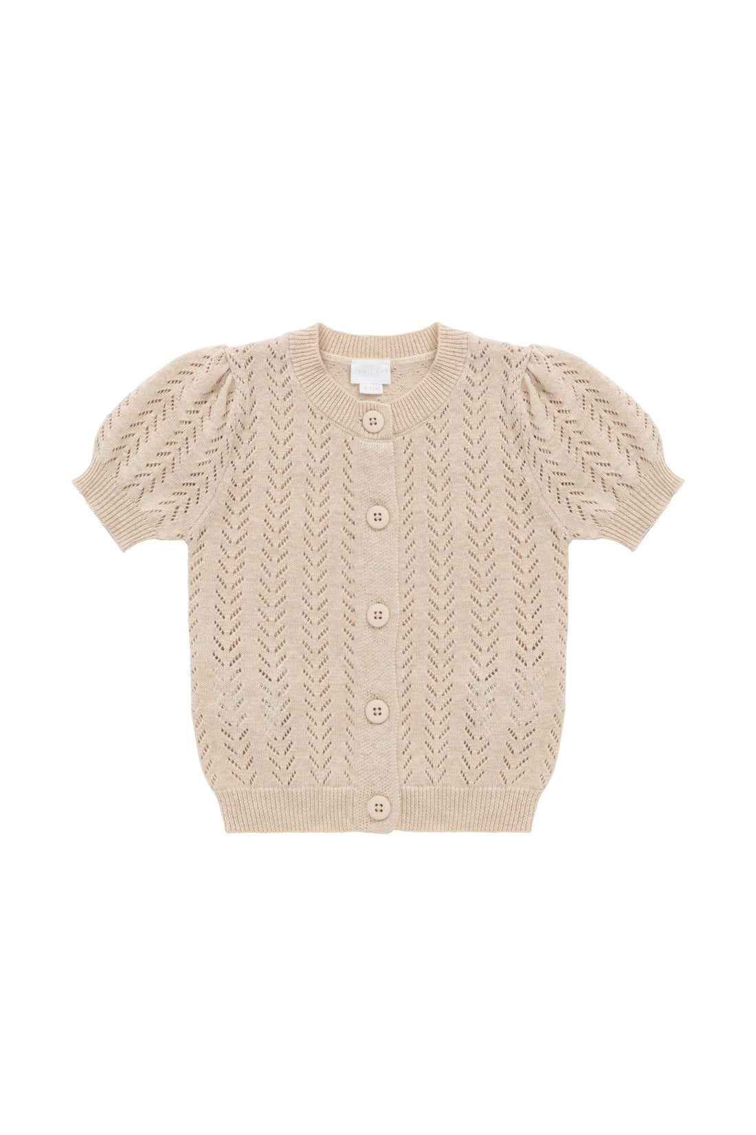 Aria Knitted Top - Oatmeal Marle