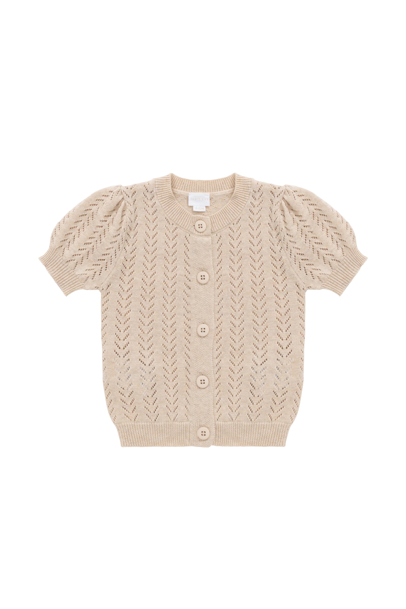 Aria Knitted Top - Oatmeal Marle