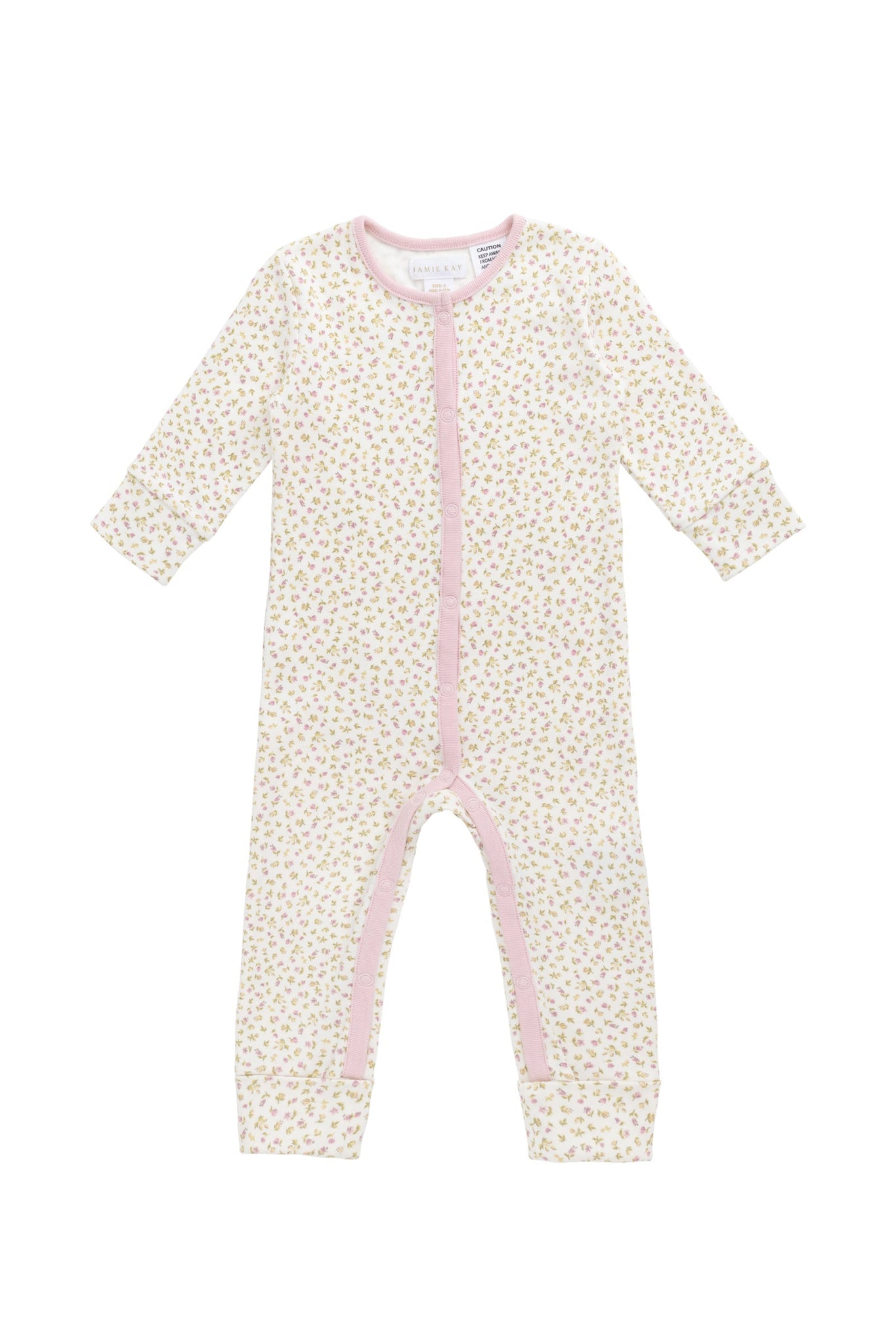 Organic Cotton Maple Onepiece - Pippa Pink