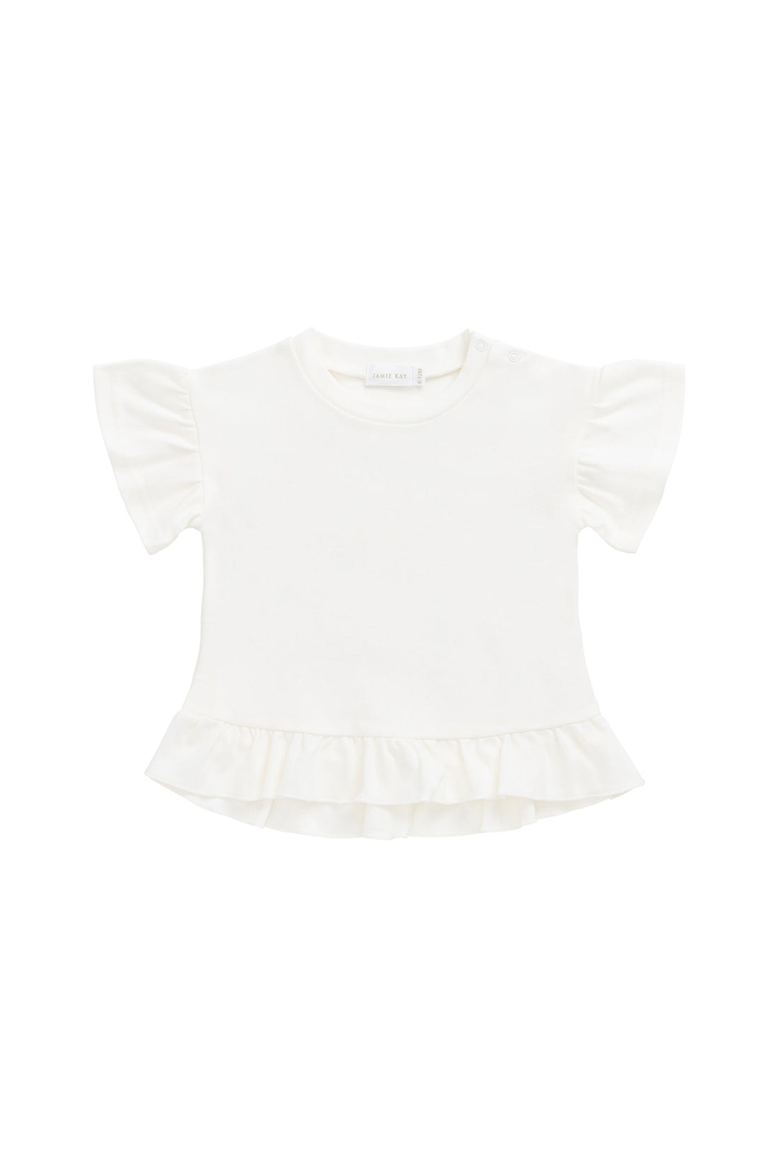 Pima Cotton Imogen Top - Coconut