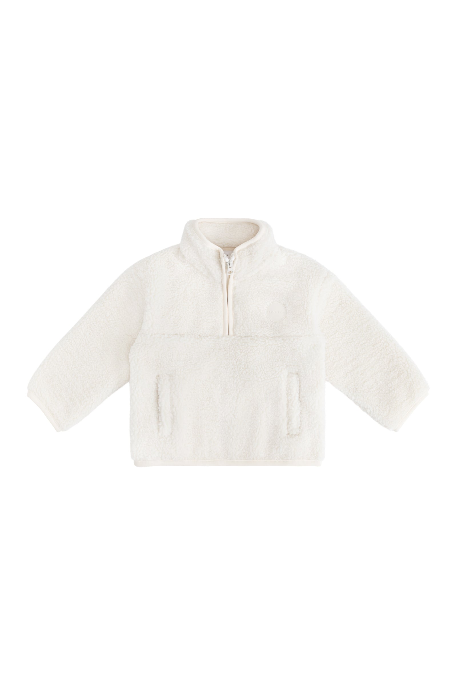 Henrik Zip Pullover - Natural