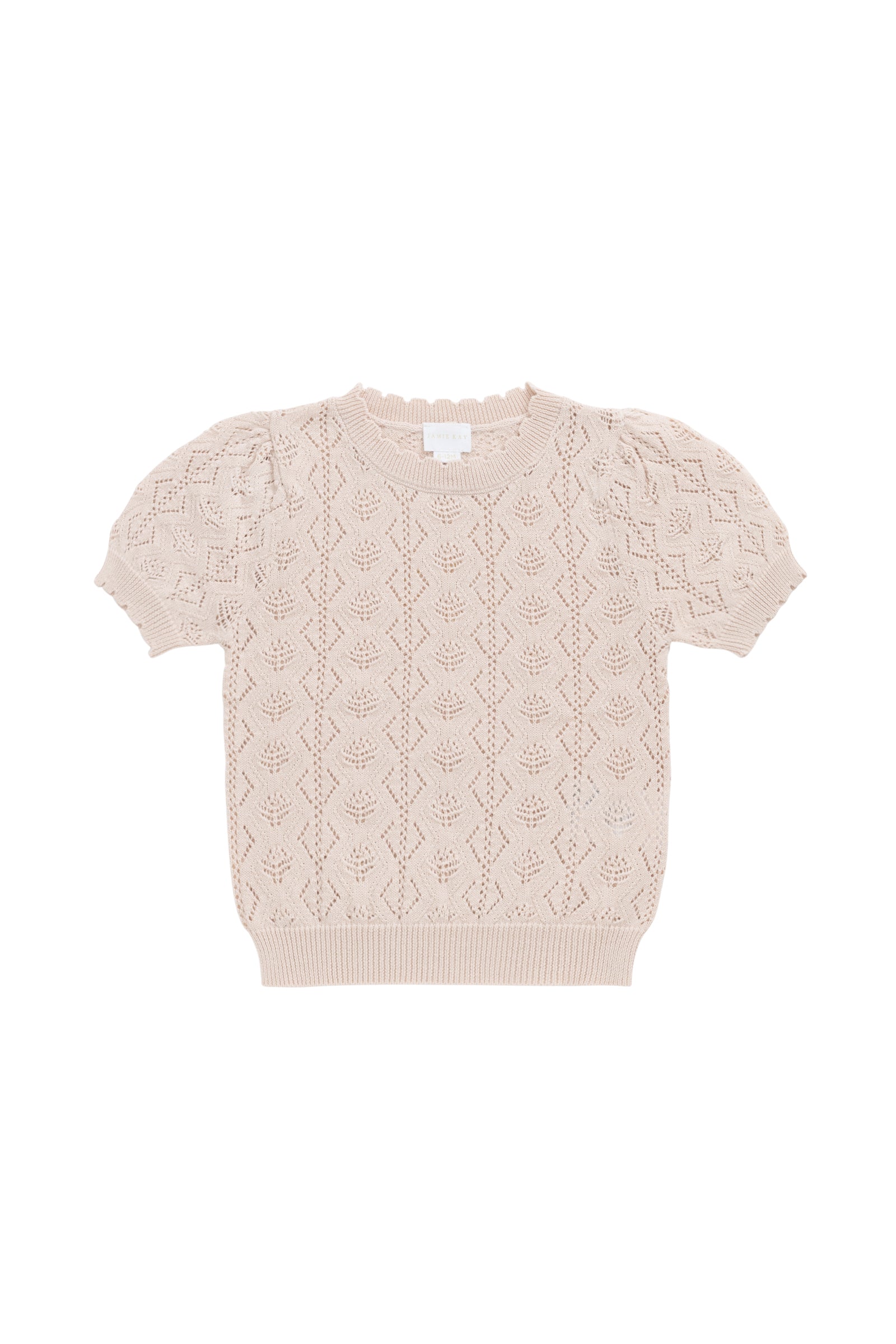 Mila Knitted Top - Dainty Pink